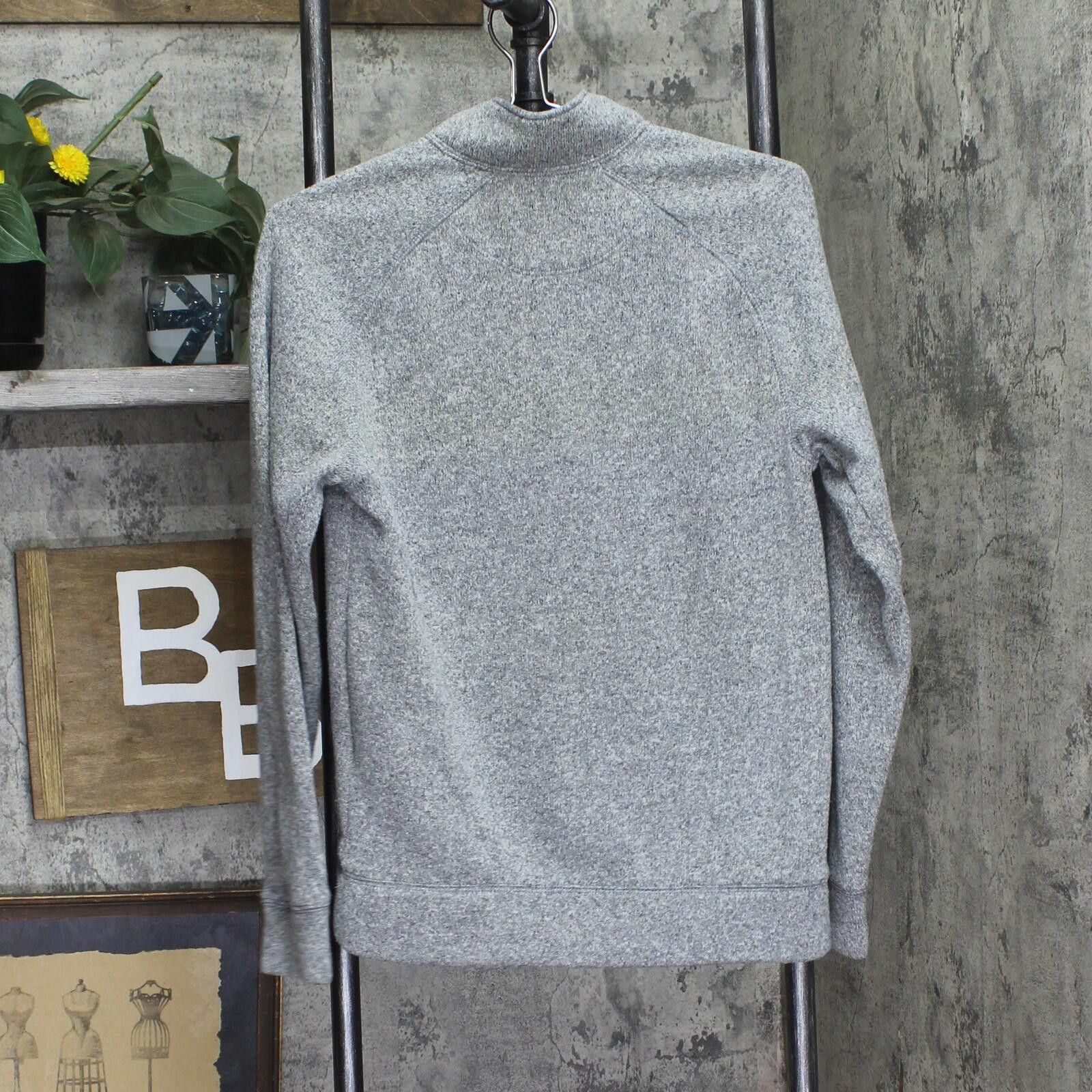 Old Navy Old Navy Mens 1/4 Zip Pullover Marled Fleece Sweater Gray S Size US S / EU 44-46 / 1 - 2 Thumbnail