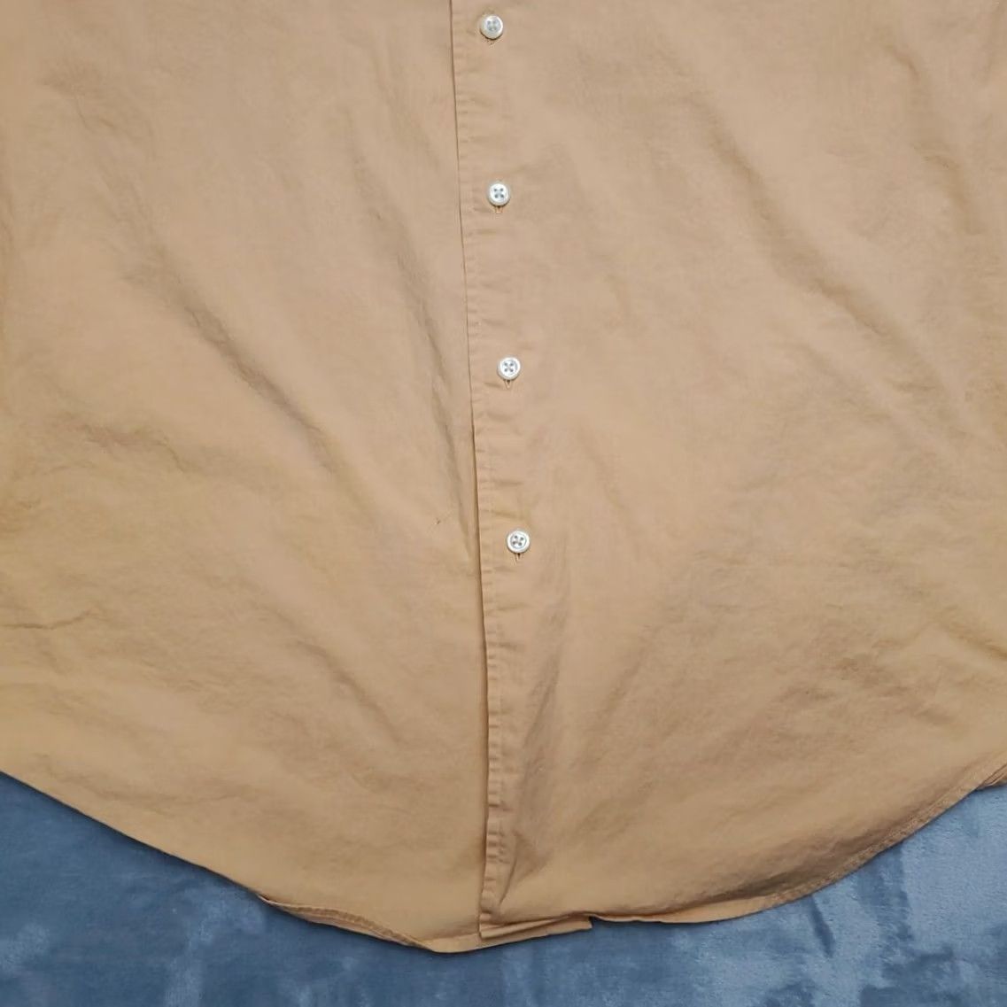 Nautica Nautica Shirt Mens 17.5 Peach Long Sleeve Button Up Dress Casual Stretch Size US S / EU 44-46 / 1 - 2 Thumbnail