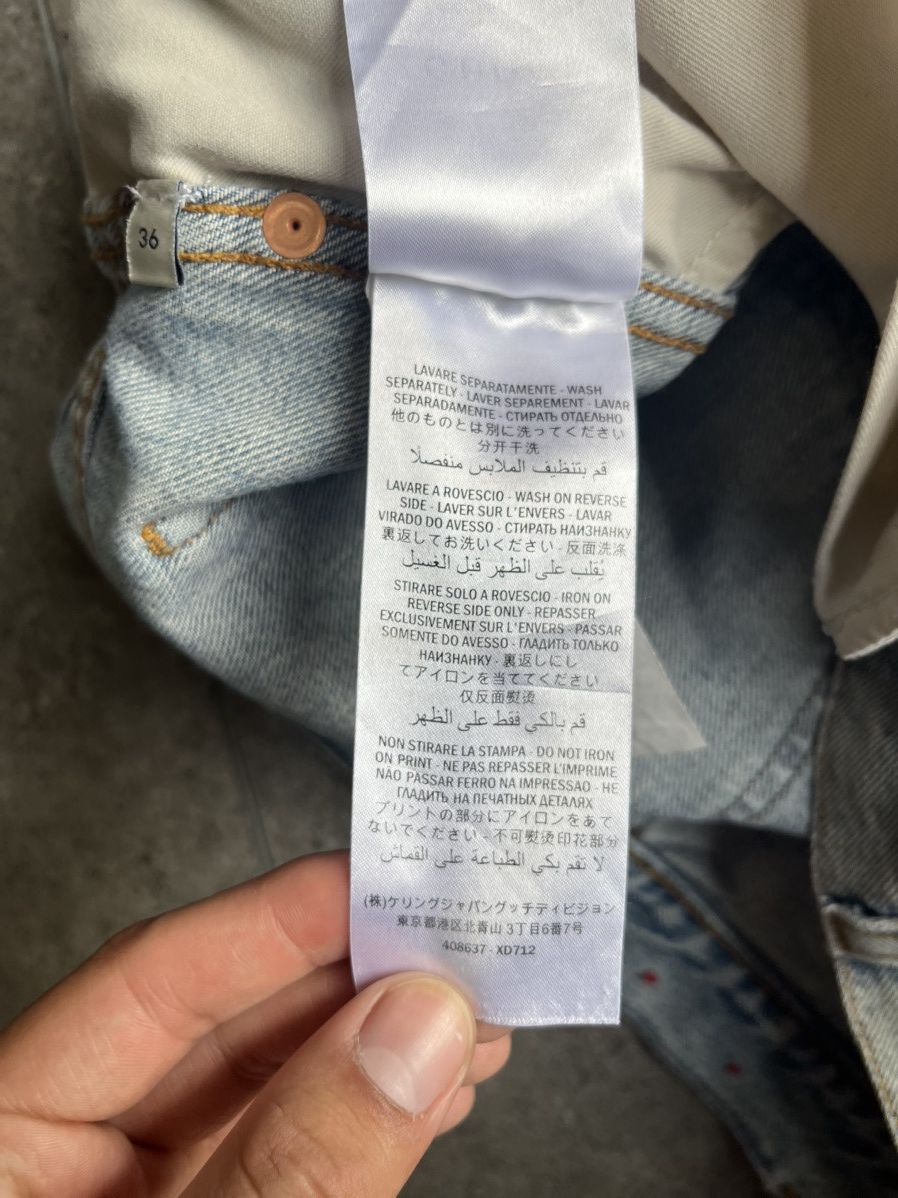 Gucci GUCCI CROPPED PRINTED WASHED DENIM PANTS SIZE 36 Size US 36 / EU 52 - 9 Thumbnail