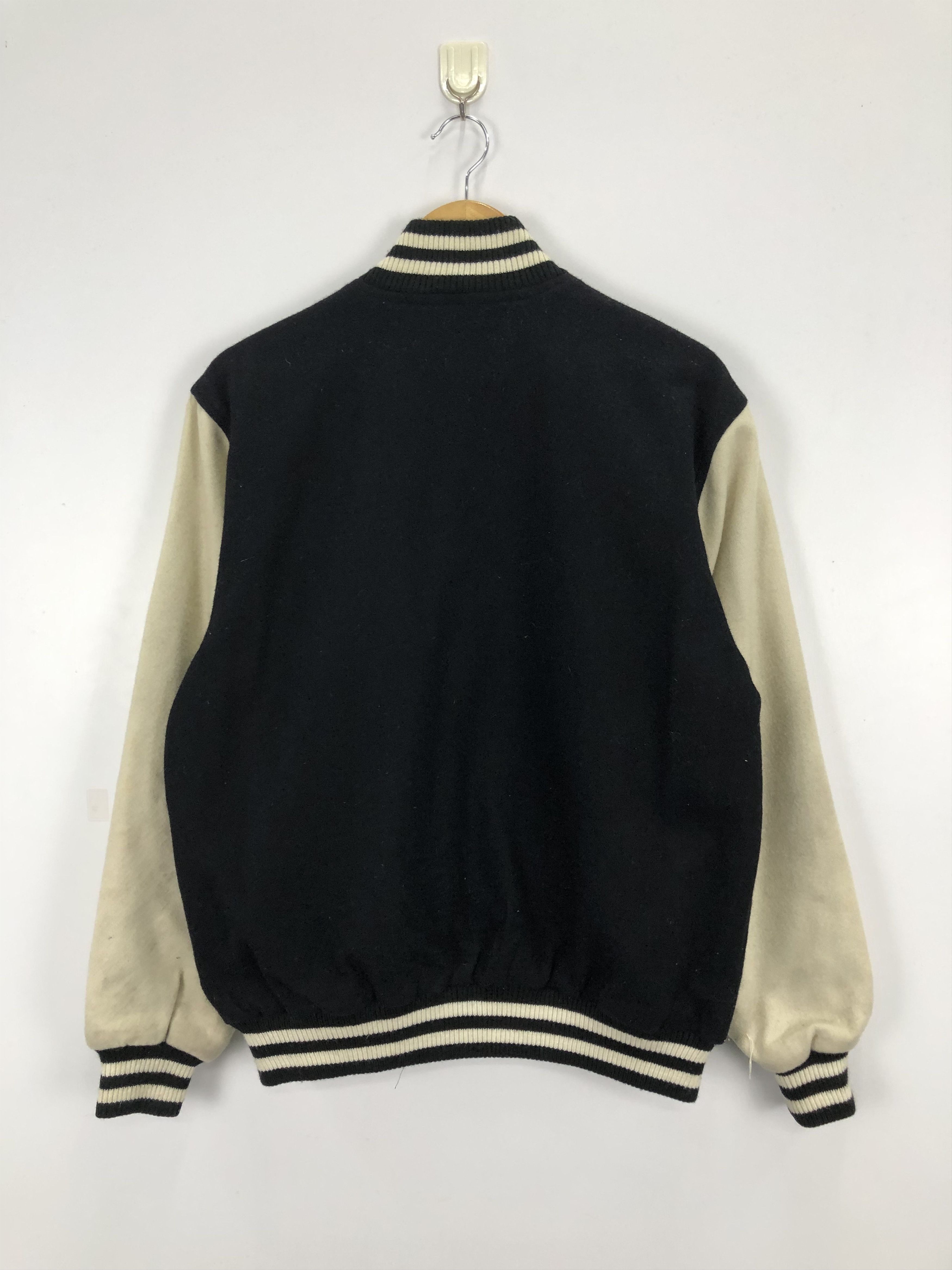 Vintage Vintage Delong Wool Varsity Jacket J0681 Size US L / EU 52-54 / 3 - 3 Thumbnail