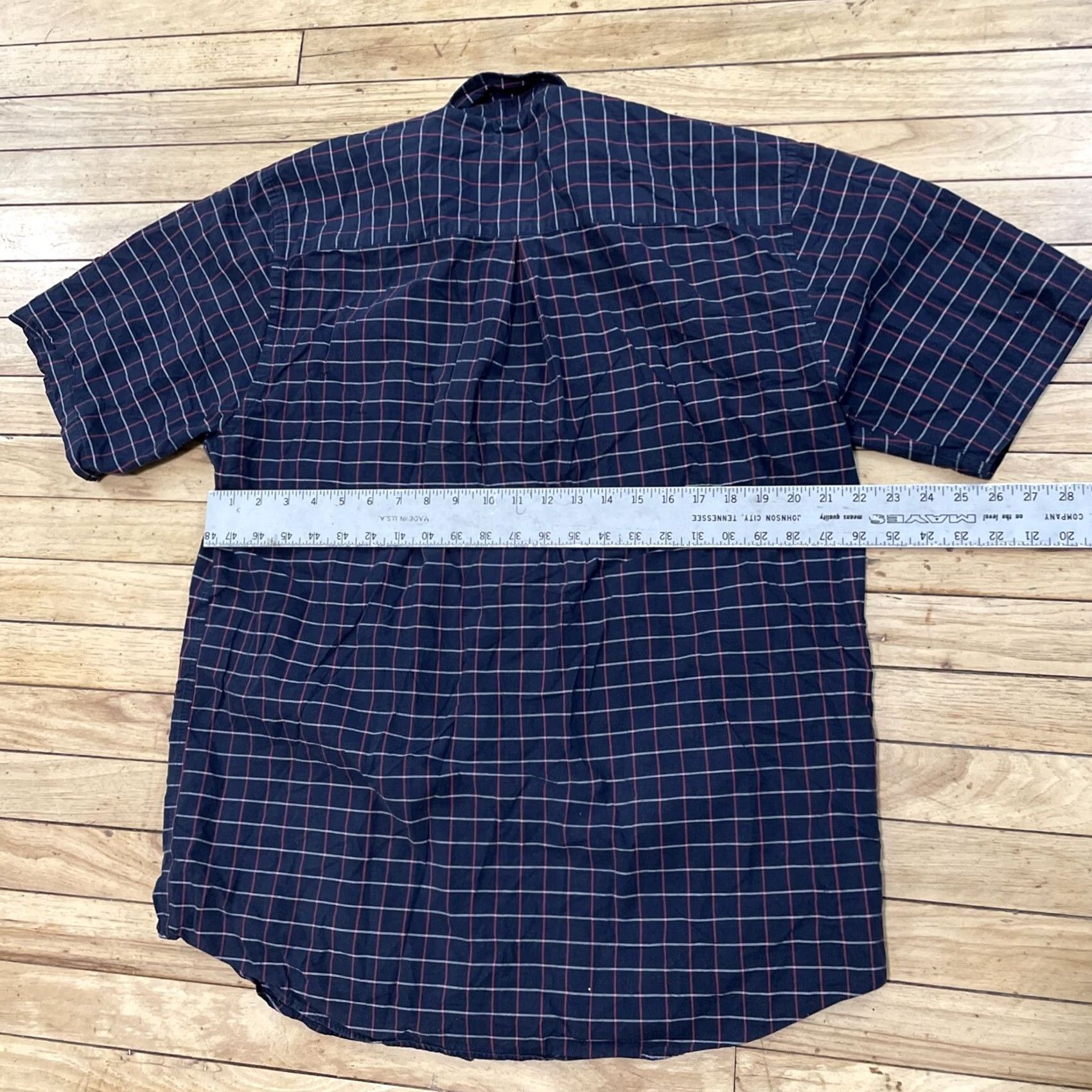 Cutter & Buck Cutter & Buck Button-Up Shirt Men L Gray Red Check Plaid Oxford Western Classic Size US L / EU 52-54 / 3 - 6 Thumbnail