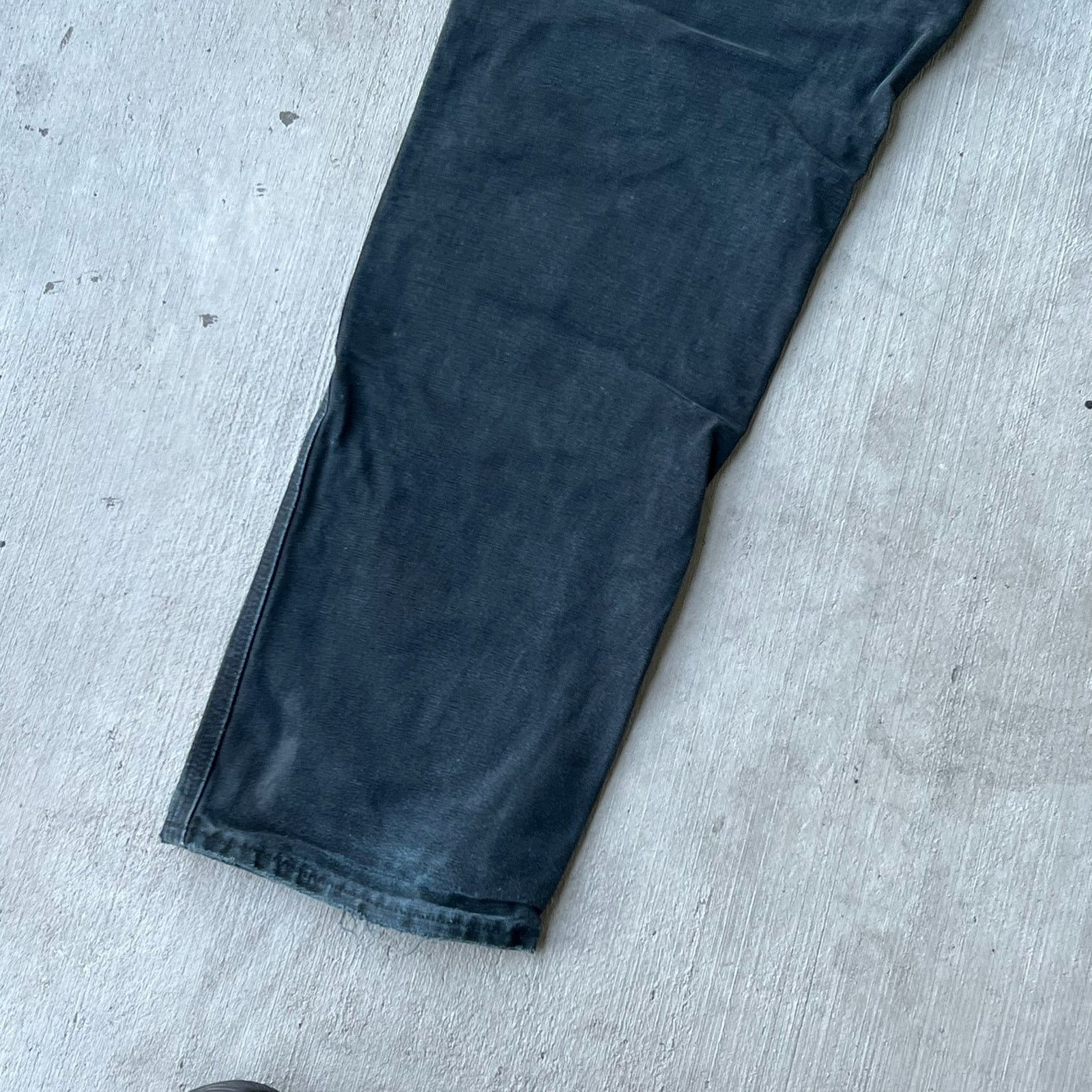 Carhartt × Vintage Carhartt faded black double knee work wear carpenter pants Size US 32 / EU 48 - 10 Thumbnail