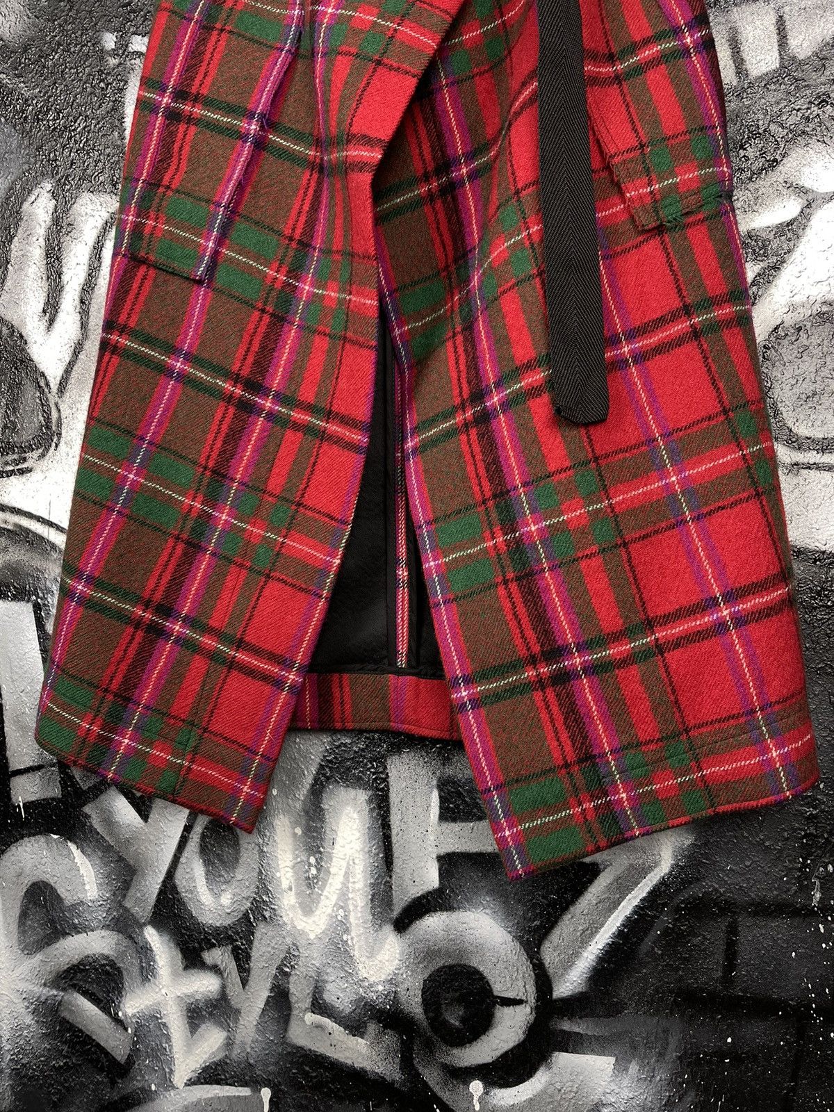 Moncler Moncler Genius 1952 Gonna Plaid Virgin Wool Wrapped Skirts Size 27" / US 4 / IT 40 - 5 Thumbnail