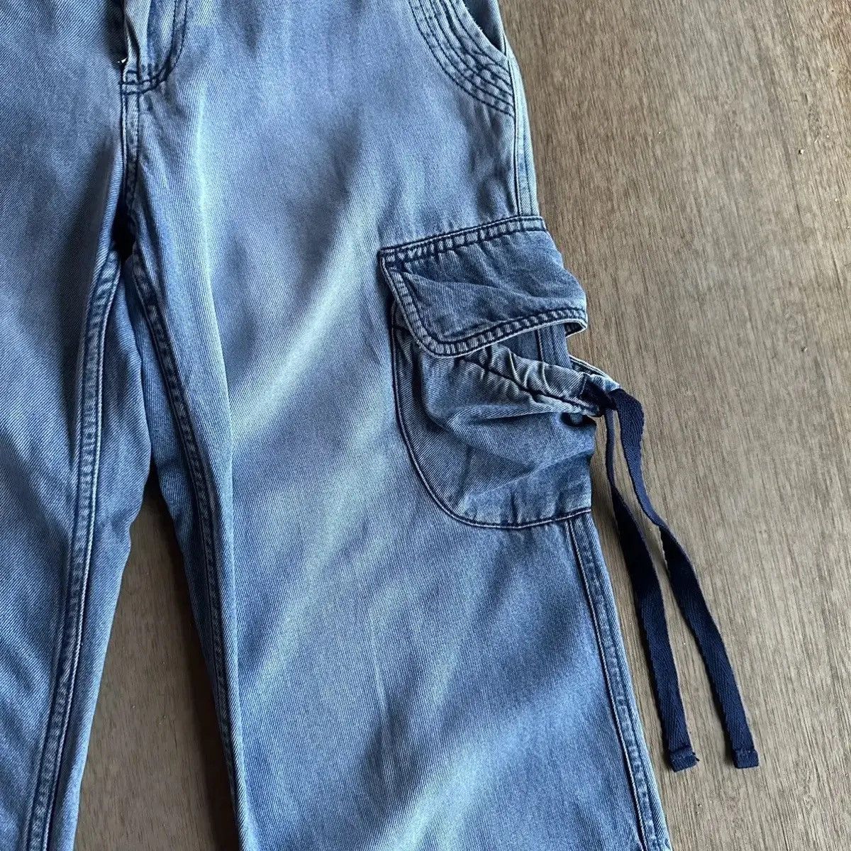 Japanese Brand GRAILS!! Japanese Brand GAP Jean Bondage Cropped Denim Pants Size US 29 - 9 Thumbnail