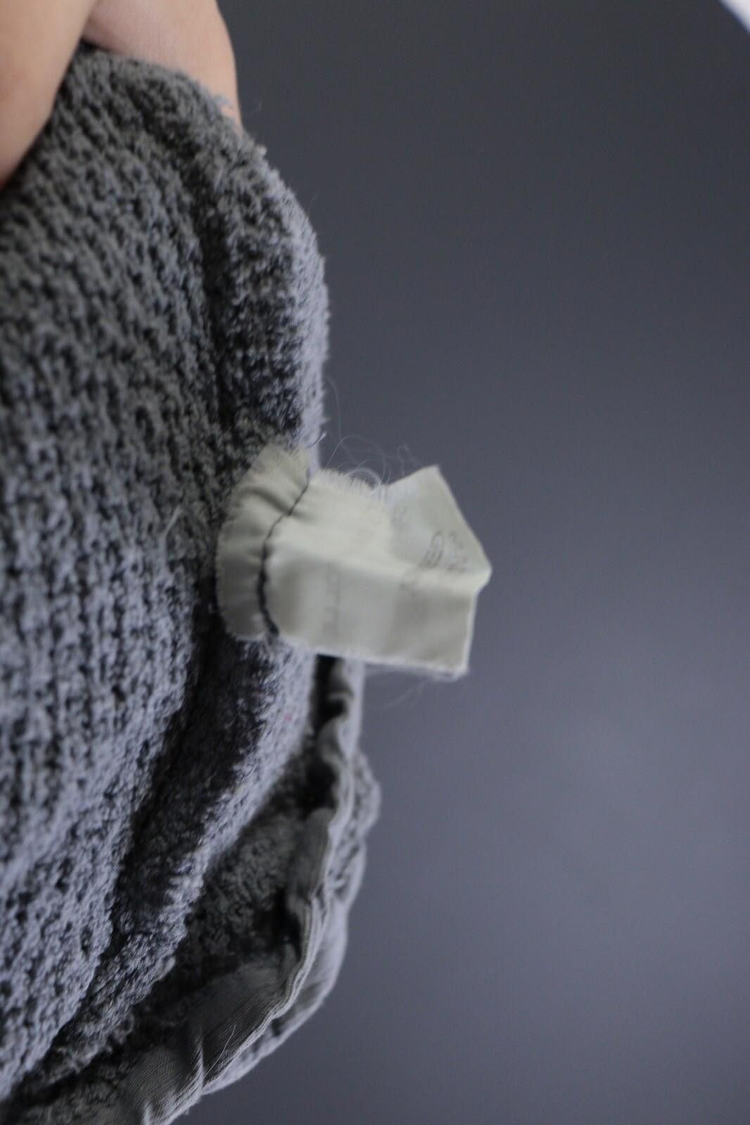 Designer Absolut By Zebra Gray Open Knit Cape Sweater Size 2 / M Size US M / EU 48-50 / 2 - 12 Thumbnail