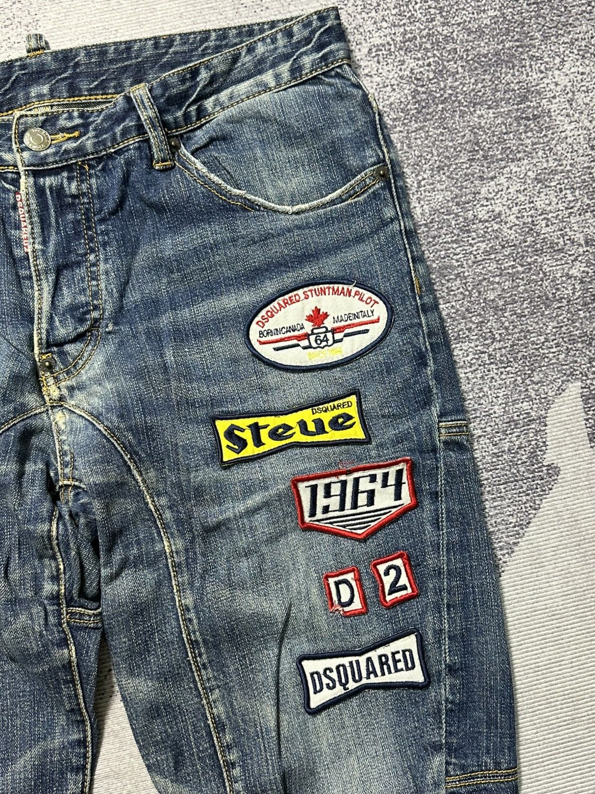 Hysteric Glamour Hysteric Glamour Patchwork Denim Size US 33 - 7 Thumbnail