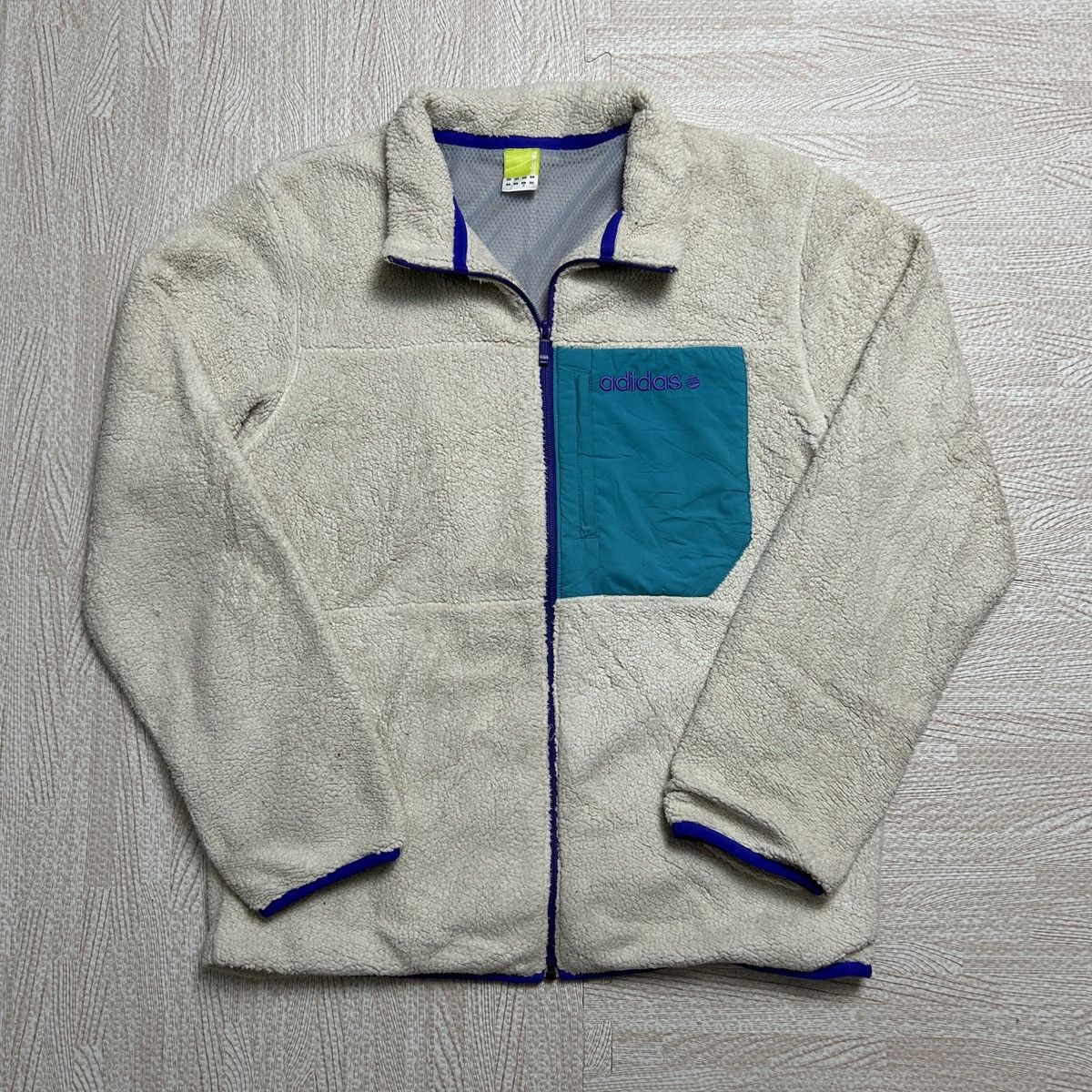 Adidas Adidas Neo Retro Deep Pile Style Fleece Jacket Size US S / EU 44-46 / 1 - 1 Thumbnail