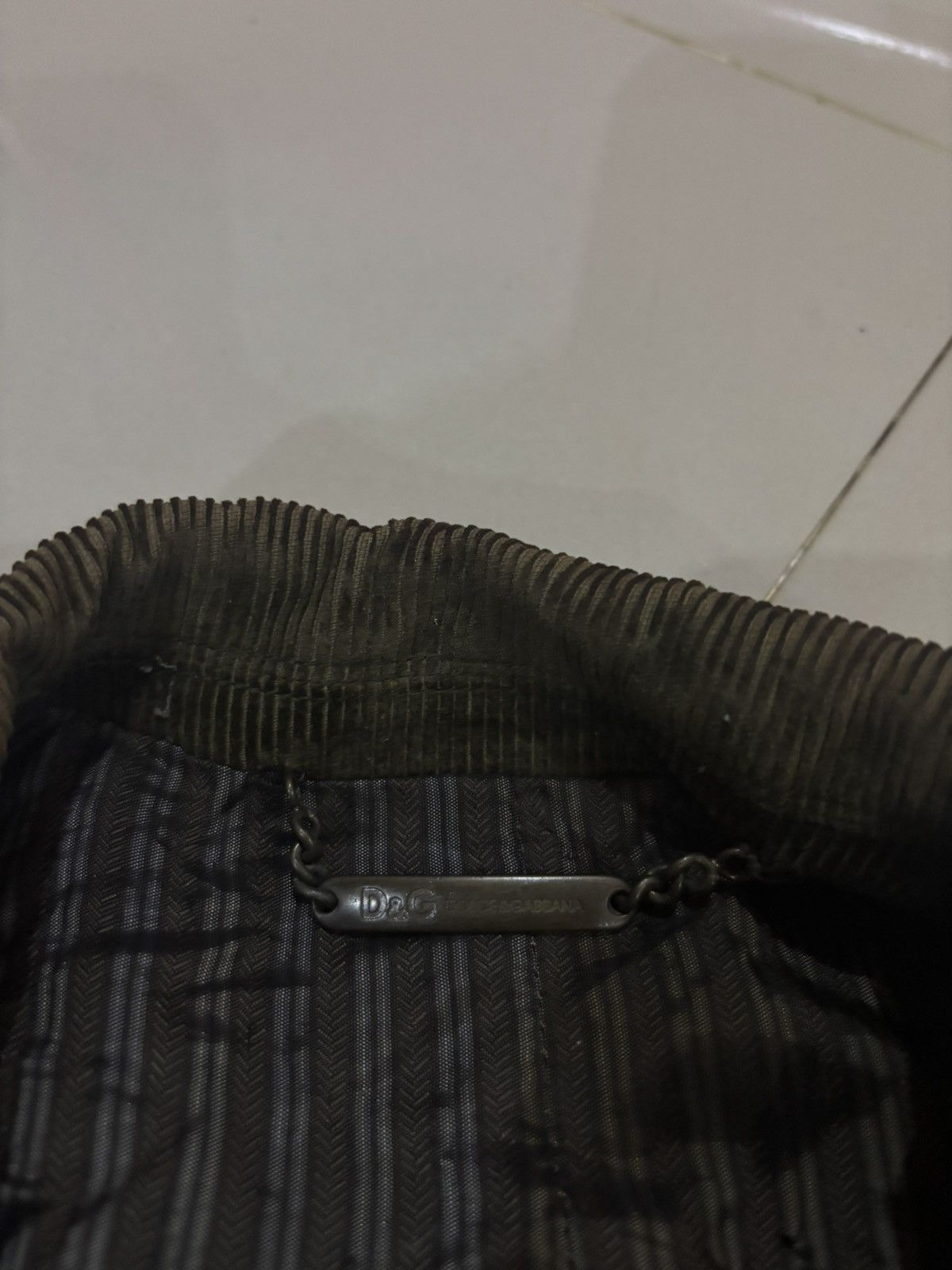 Dolce & Gabbana Corduroy Blazzer Dolce&Gabbana 🔥 Size 52S - 3 Thumbnail