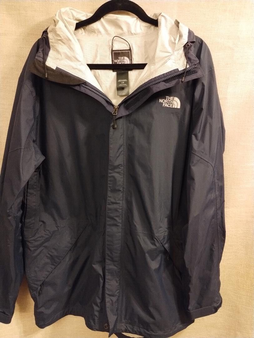 The North Face HyVent DT Zip Front Hooded Windbreaker/Rain Jacket | Grailed