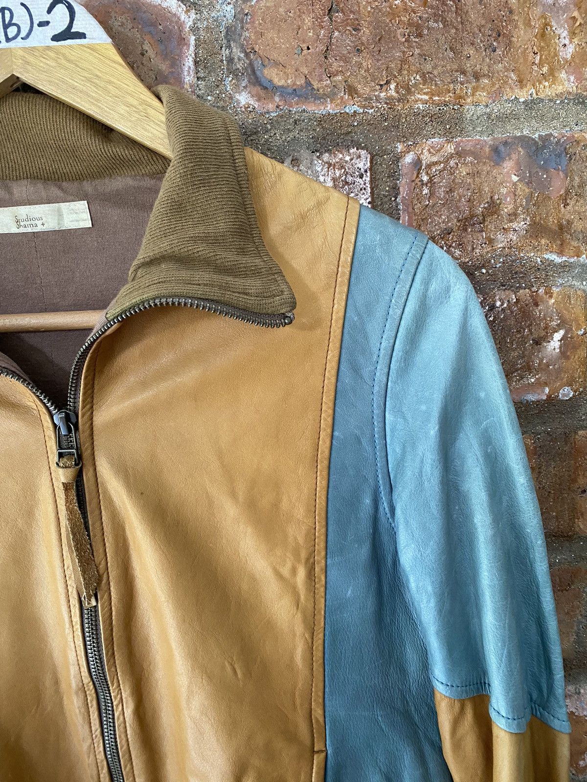 Ekam 2000s Shama x Studious Leather Paneled color block Jacket Size M / US 6-8 / IT 42-44 - 5 Thumbnail