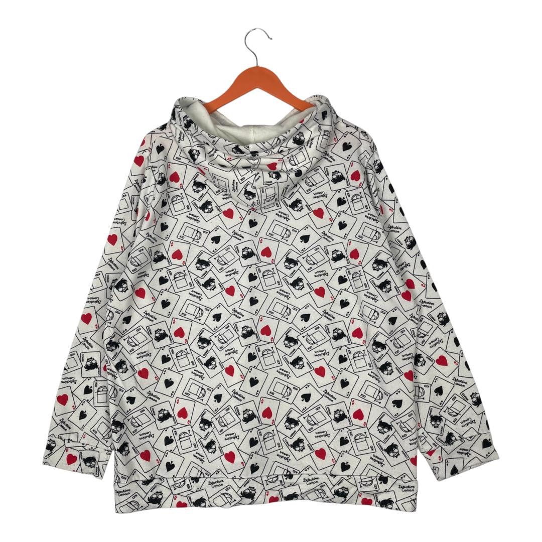 Anime Vintage Anime Detective Conan Overprint Pullover Hoodie Size US XXL / EU 58 / 5 - 5 Thumbnail