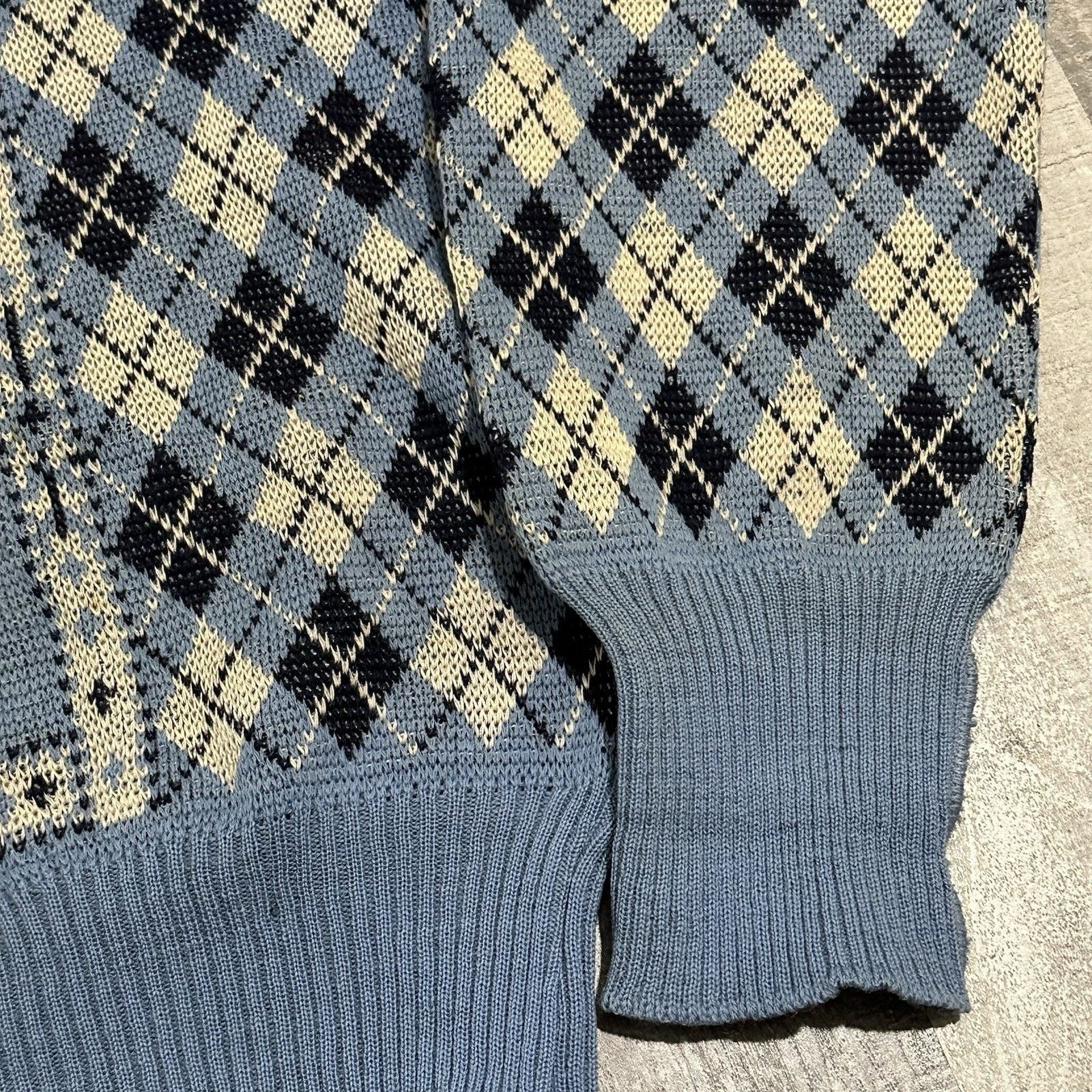 Catalina Catalina Rare Vintage 1940’s Wool Knit Novelty Sweater Blue Size S / US 4 / IT 40 - 4 Thumbnail