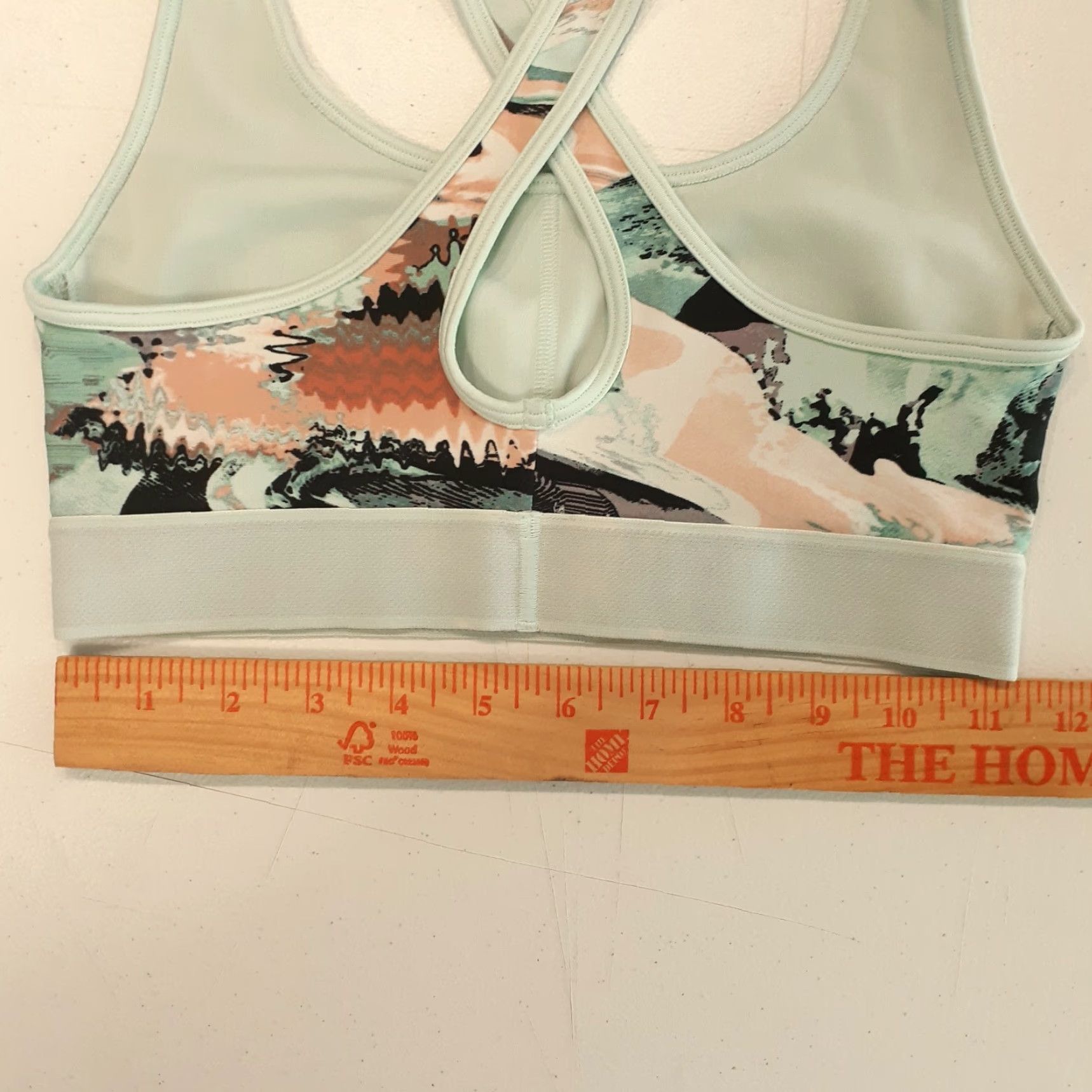 Under Armour Under Armour Compression Sports Bra Small No Padded Cups Multicolor Size ONE SIZE - 5 Thumbnail