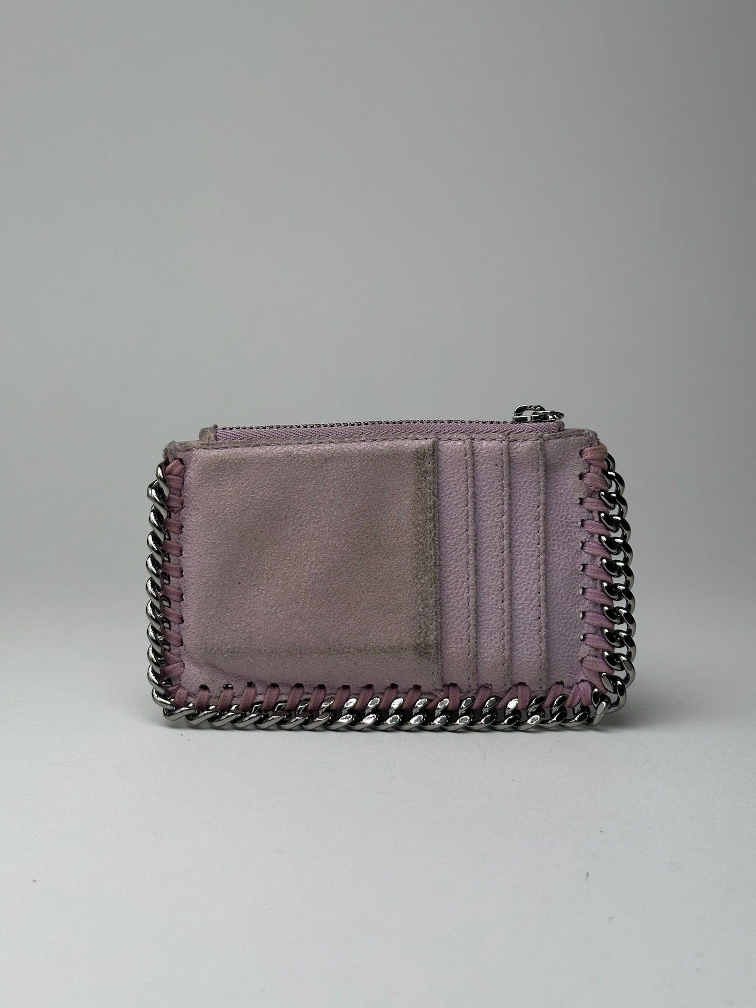 Vintage Stella Mc Cartney Vegan Leather Card Holder Purple