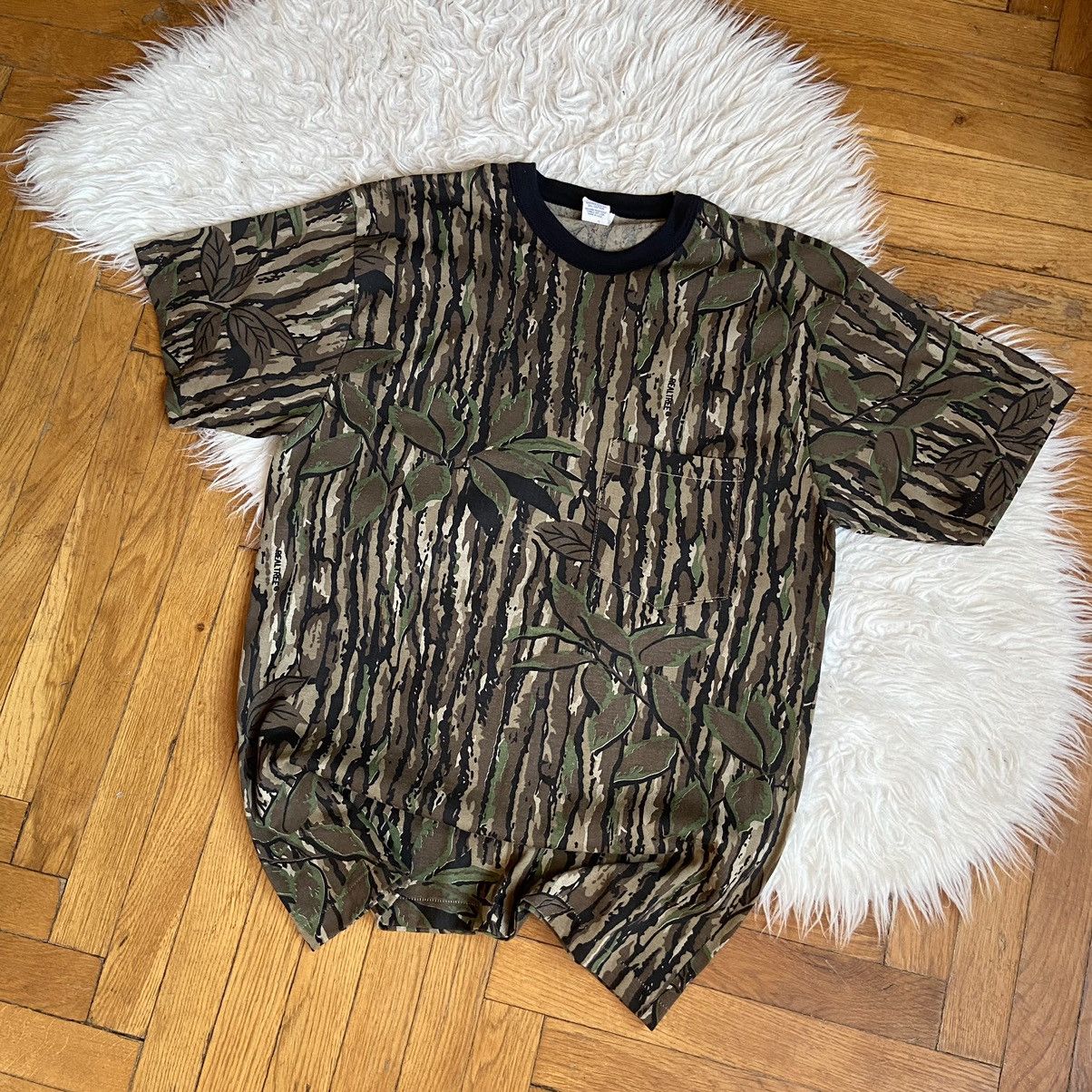 Realtree × Vintage 📌 Vintage Realtree Single Stich T-Shirt Size US L / EU 52-54 / 3 - 1 Thumbnail