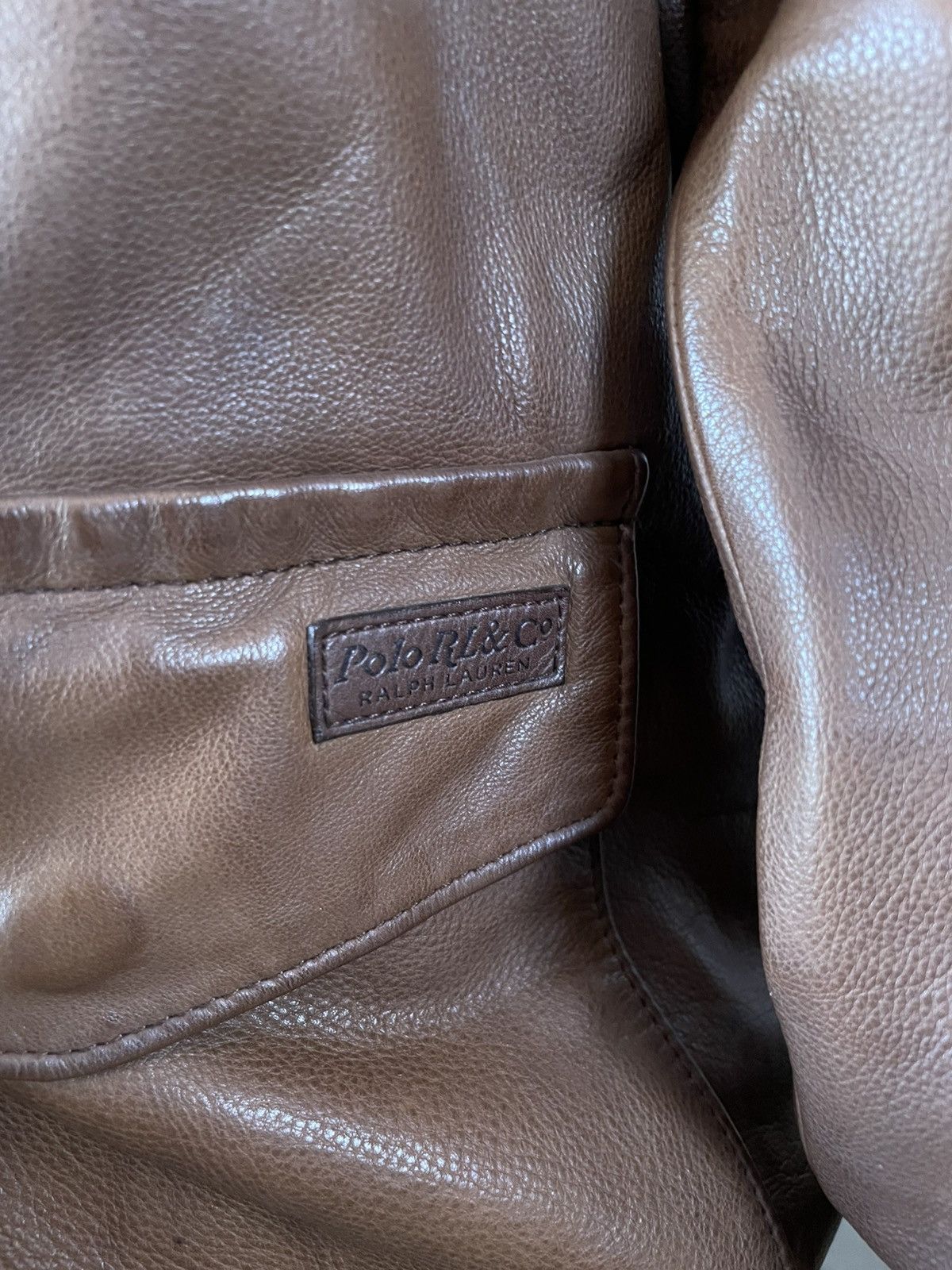 Polo Ralph Lauren Polo Ralph Lauren A-2 Flight Leather Jacket Size US M / EU 48-50 / 2 - 3 Thumbnail