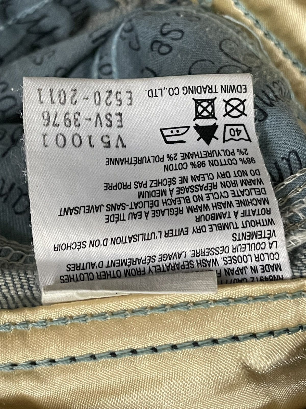 14th Addiction Vintage Japanese Brand Blue Wash Style Flare Jeans Size US 30 / EU 46 - 8 Thumbnail