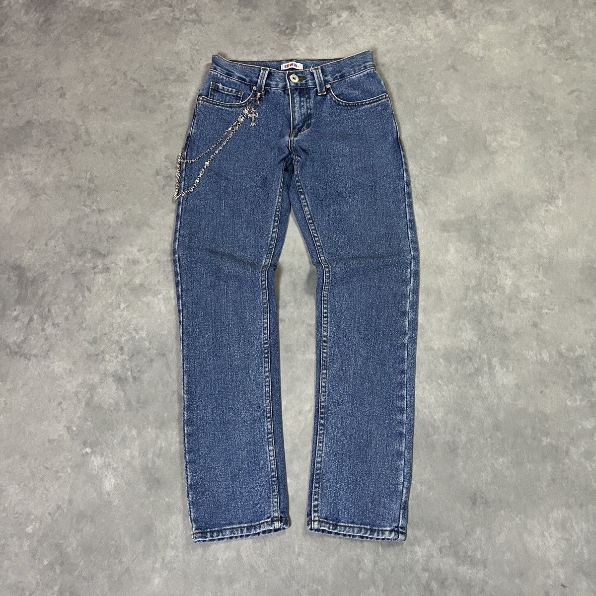 Edwin Edwin Japan Blue Trip Studded Denim y2k grunge punk Jeans Size US 28 / EU 44 - 2 Thumbnail