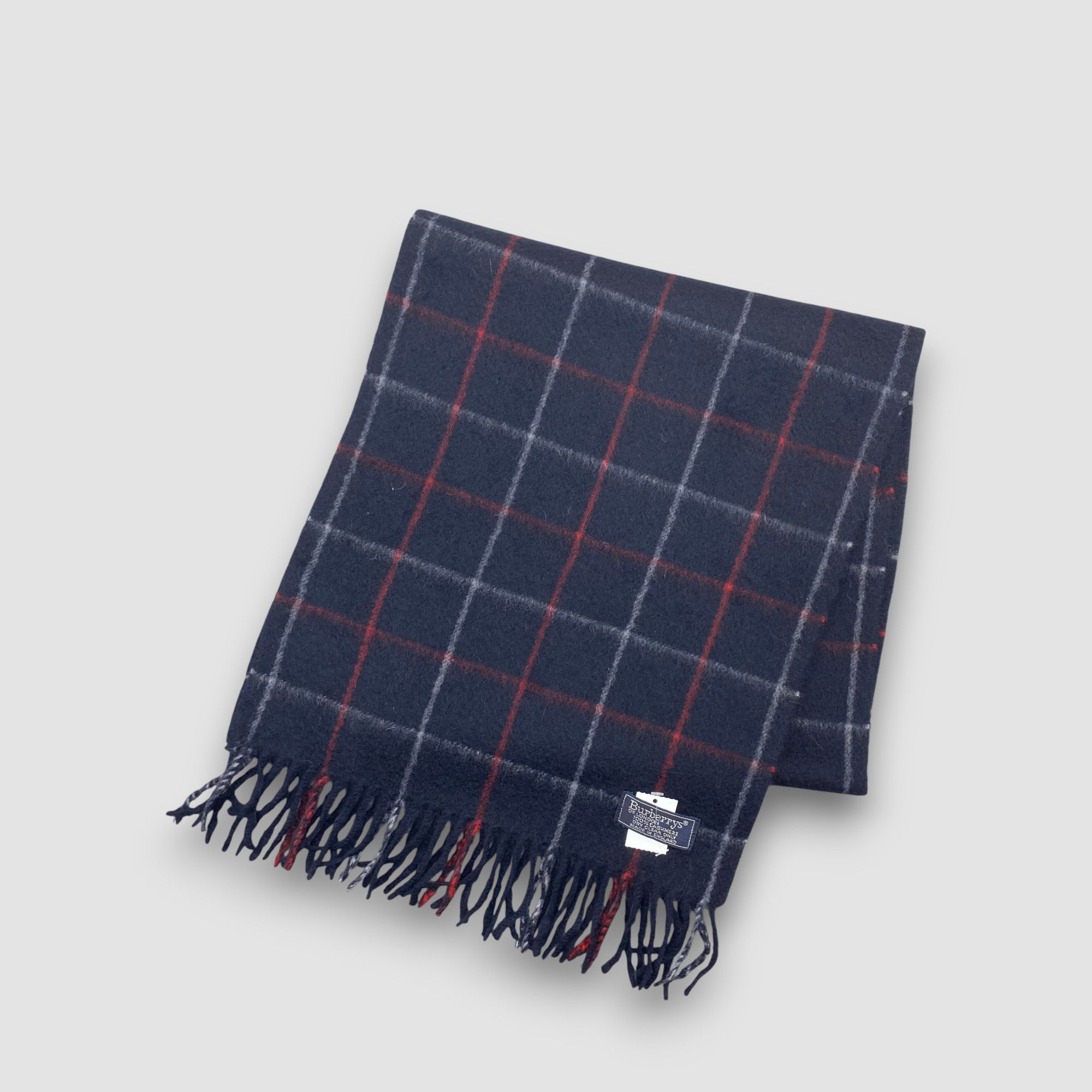 Burberry Vintage Burberry Scarf Muffler Wool Cashmere Winter Scarves Size ONE SIZE - 4 Thumbnail