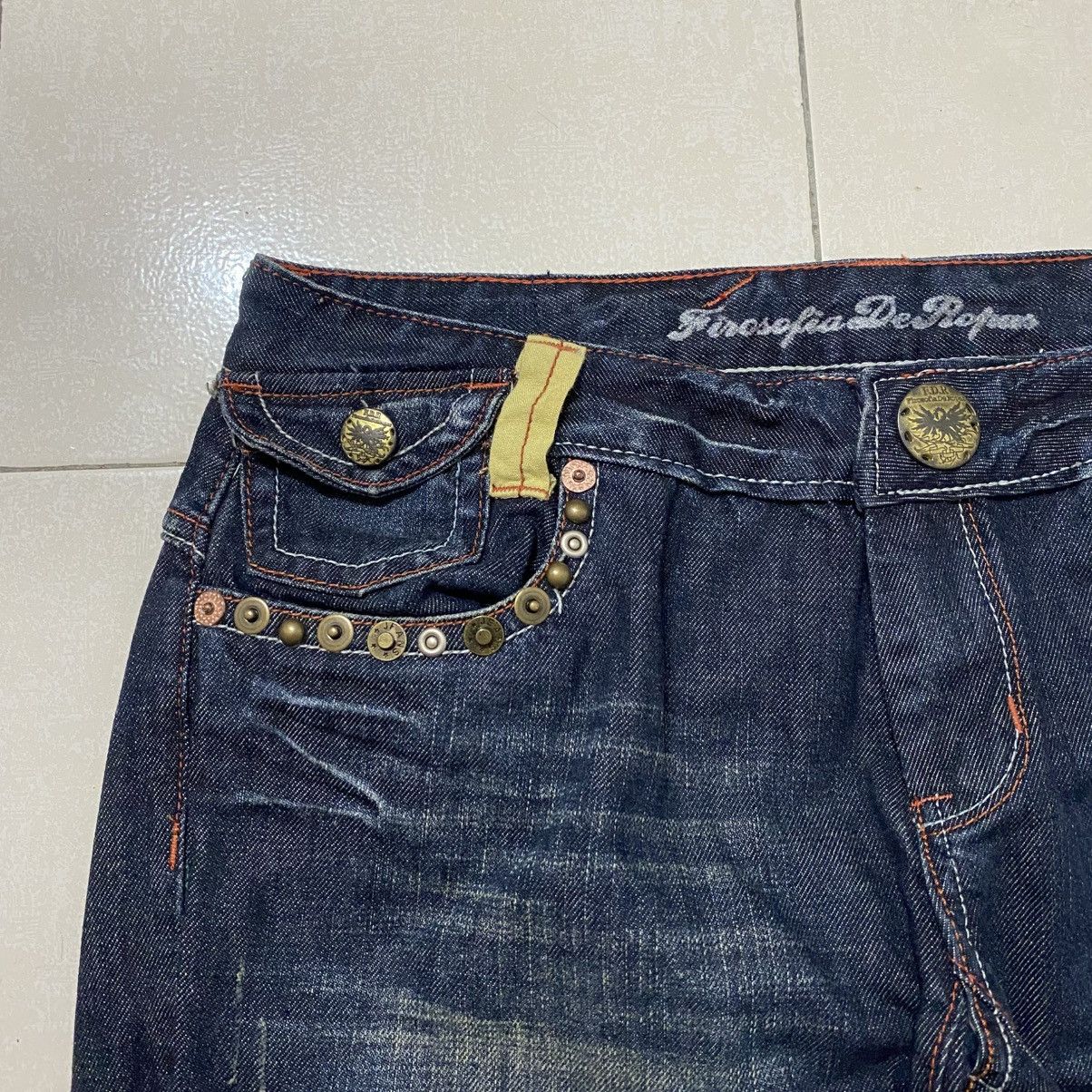 Japanese Brand Rare Firosofia De Ropas Flare Denim Jeans Size US 34 / EU 50 - 4 Thumbnail