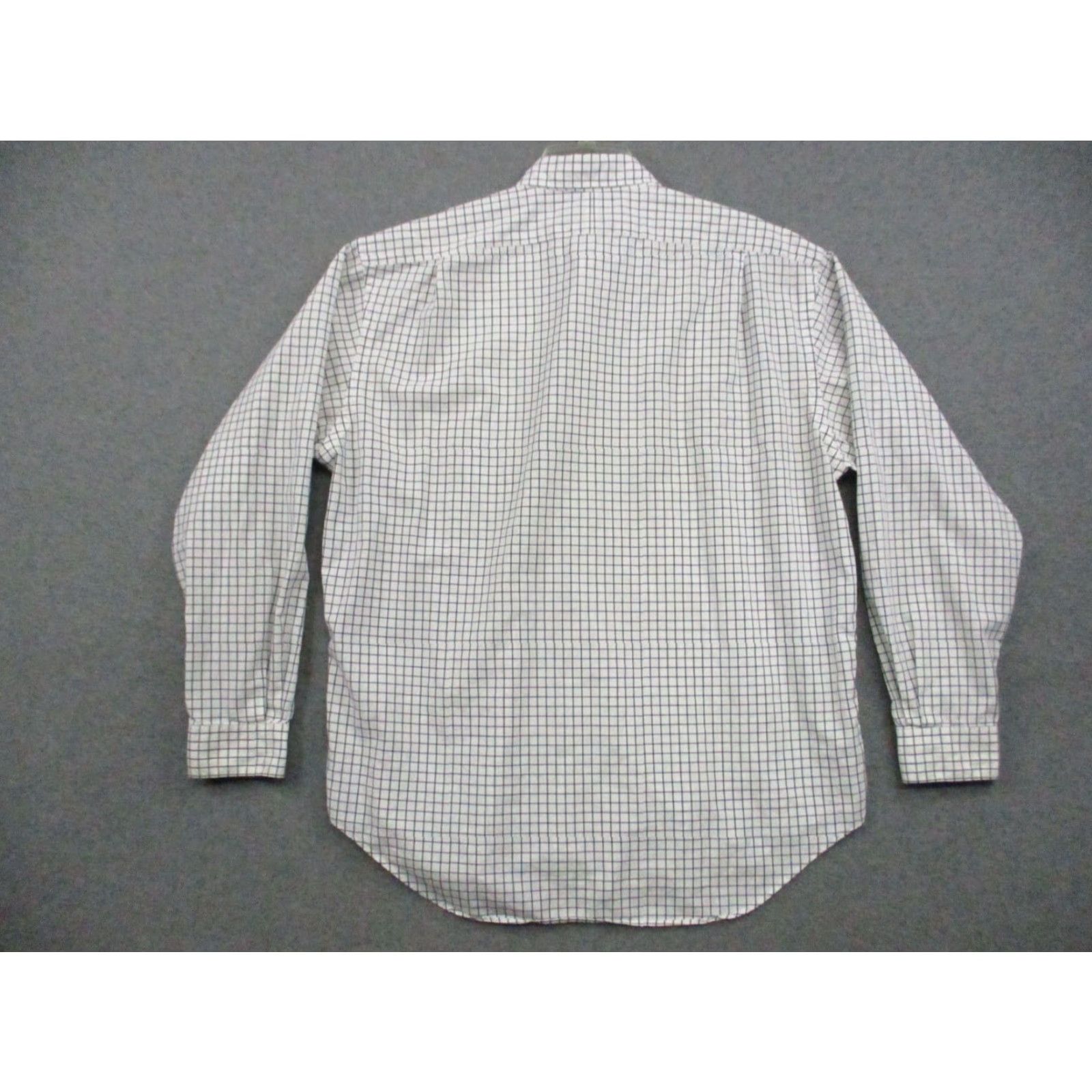 Polo Ralph Lauren VINTAGE Polo Ralph Lauren Shirt Marlowe Large Blue Long Sleeve Button-Up Check Polo Marlowe Logo Pockets Men Regular Adult Mens Size US L / EU 52-54 / 3 - 7 Thumbnail