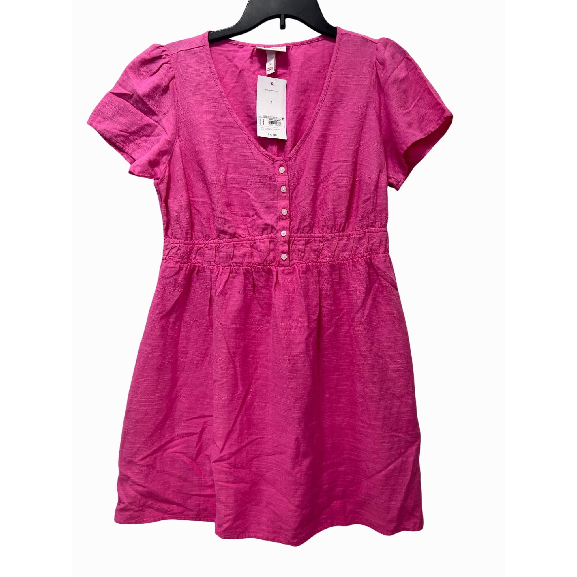 Other Isabel Maternity - Short Sleeve Woven Mini Maternity Dress - Size S / US 4 / IT 40 - 2 Thumbnail