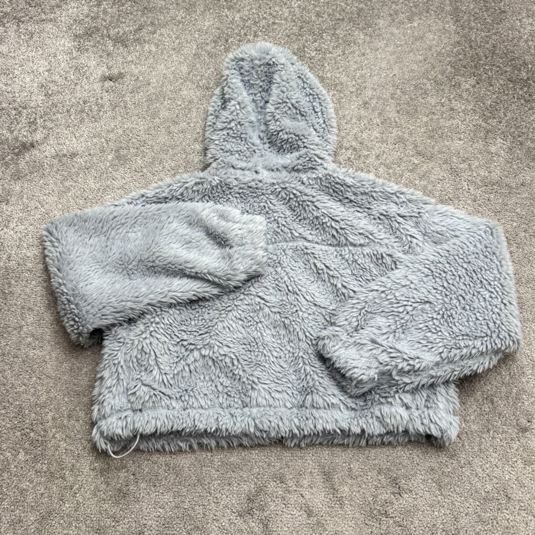 Urban Outfitters BDG Urban Outfitters Cropped Fuzzy Sherpa Faux Fur Jacket Hoodie Womens Small Size S / US 4 / IT 40 - 2 Thumbnail