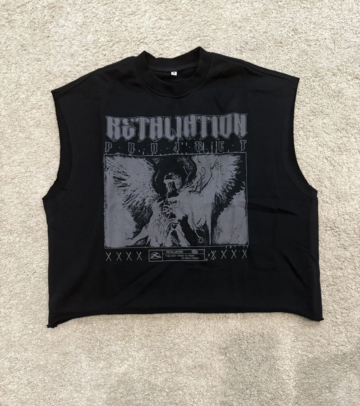 Other Retaliation Project Fear Cut Off Tank sz M Size US M / EU 48-50 / 2 - 1 Thumbnail