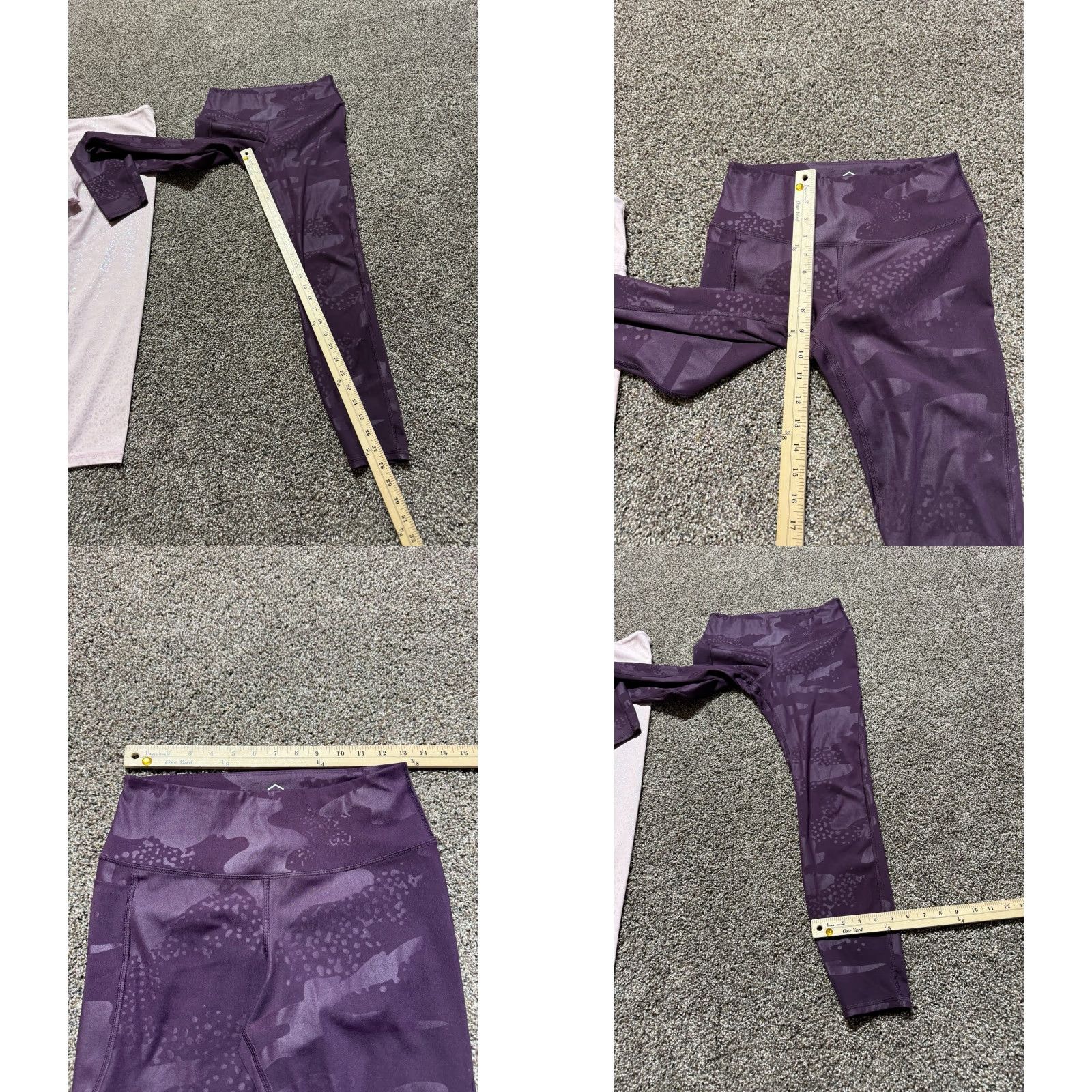 Under Armour Under Armour & Zyia Women's Leggings Medium 8-10 Pink Purple Lot Of 2 Size 32" / US 10 / IT 46 - 9 Thumbnail