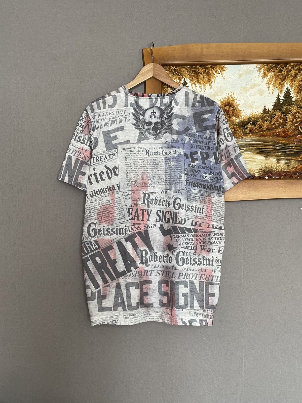 Vintage Affliction Rock Revival Skull Tribal All Over Print Tee y2k Size US L / EU 52-54 / 3 - 8 Thumbnail