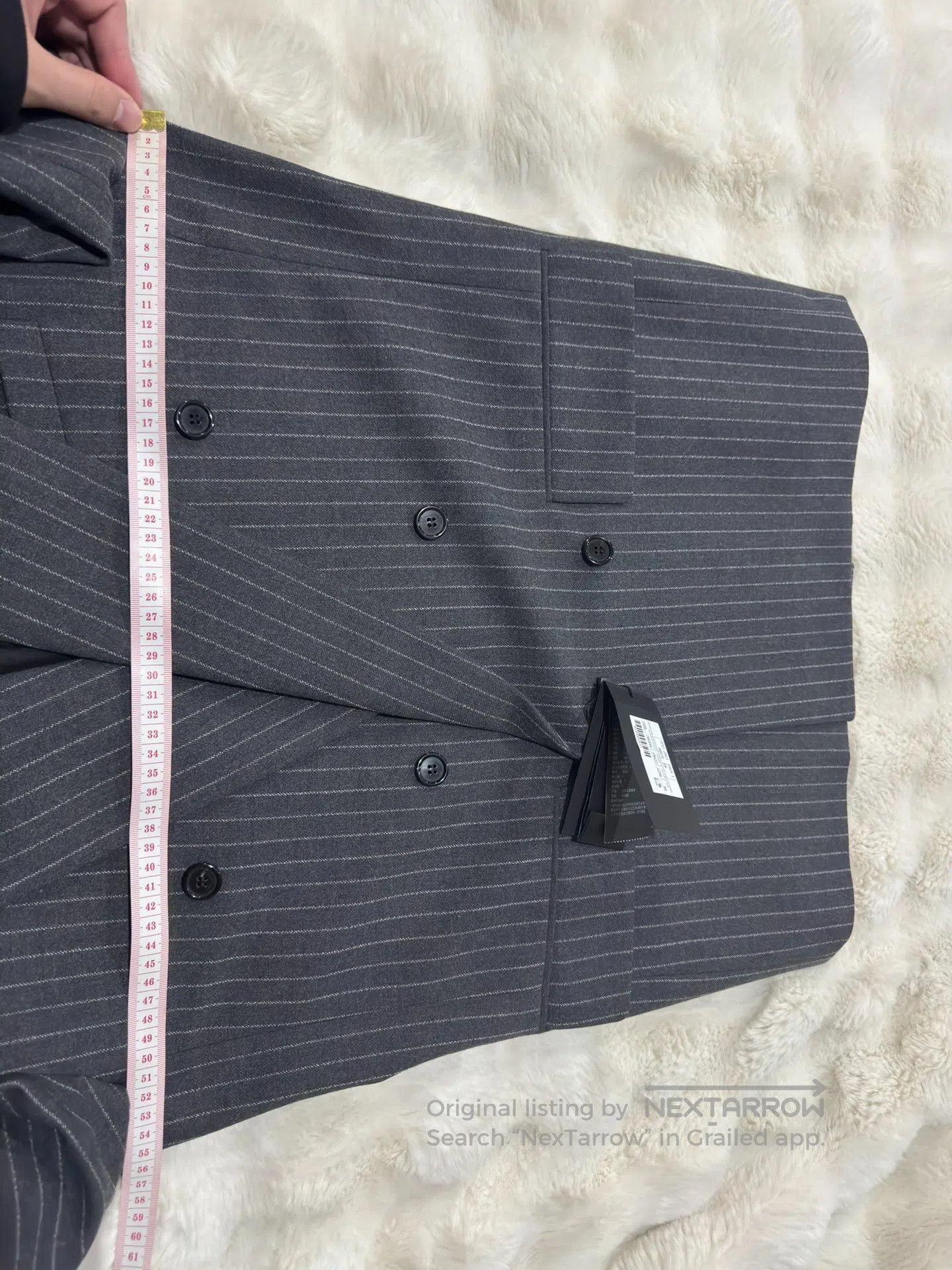 Saint Laurent Paris Saint Laurent Paris Flannel Double-breasted Men's Jacket| Size US M / EU 48-50 / 2 - 8 Thumbnail