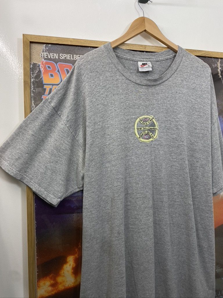 Jordan Brand × Nike × Vintage 90s Nike Air Jordan Basketball The Rock Is Mine t shirt Size US XXL / EU 58 / 5 - 3 Thumbnail