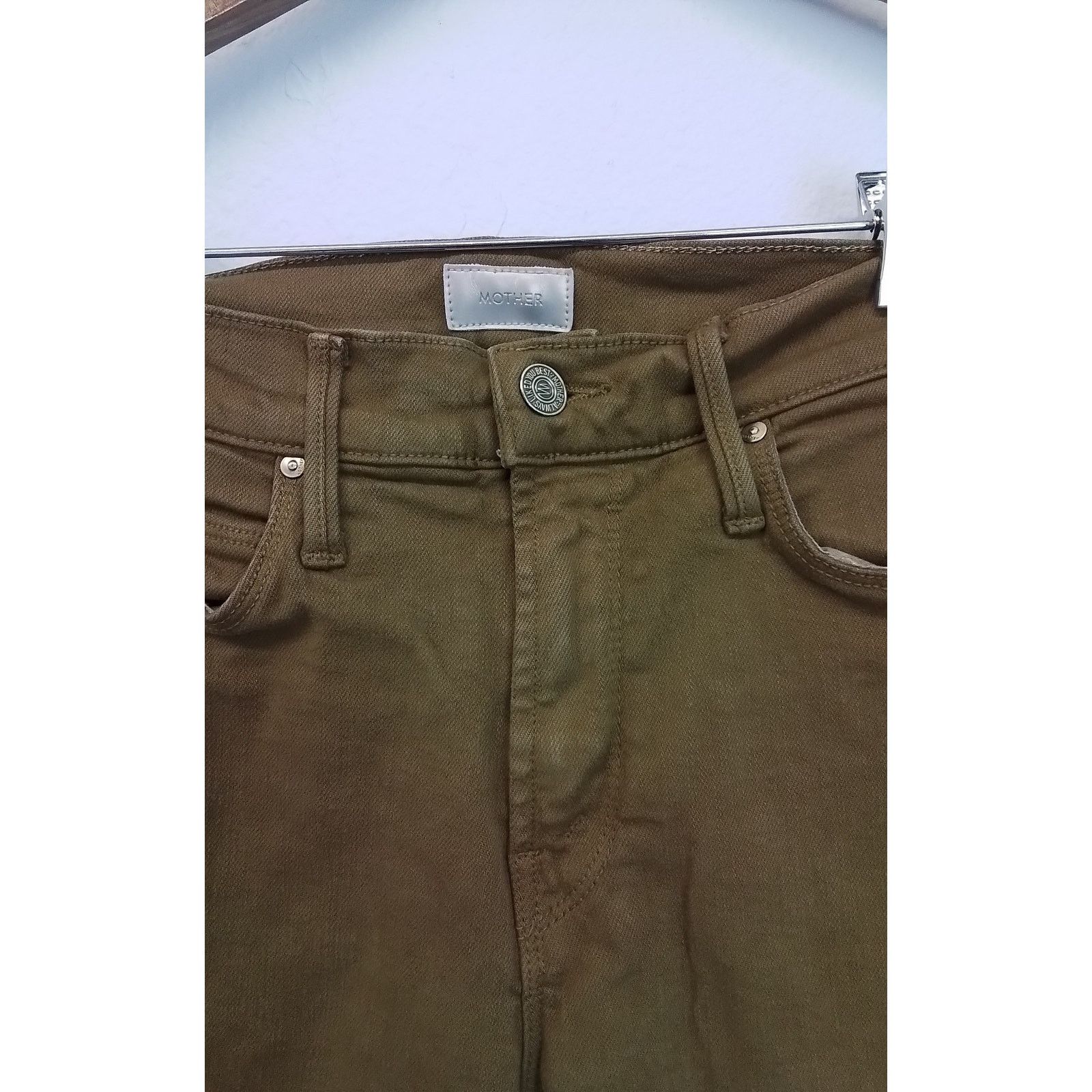 MOTHER Mother The Mid Rise Dazzler Jeans Women's 24 Brown Ankle Size 24" / US 00 / IT 34 - 4 Thumbnail