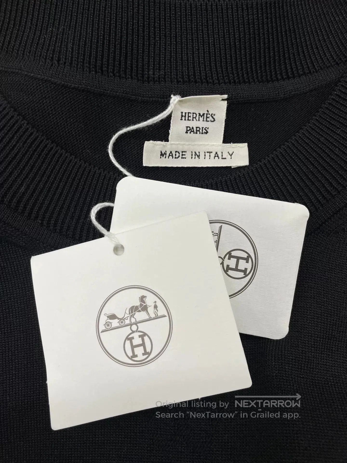 Hermes Hermes Black Knit Dress With Tags. Size US XS / EU 42 / 0 - 4 Thumbnail