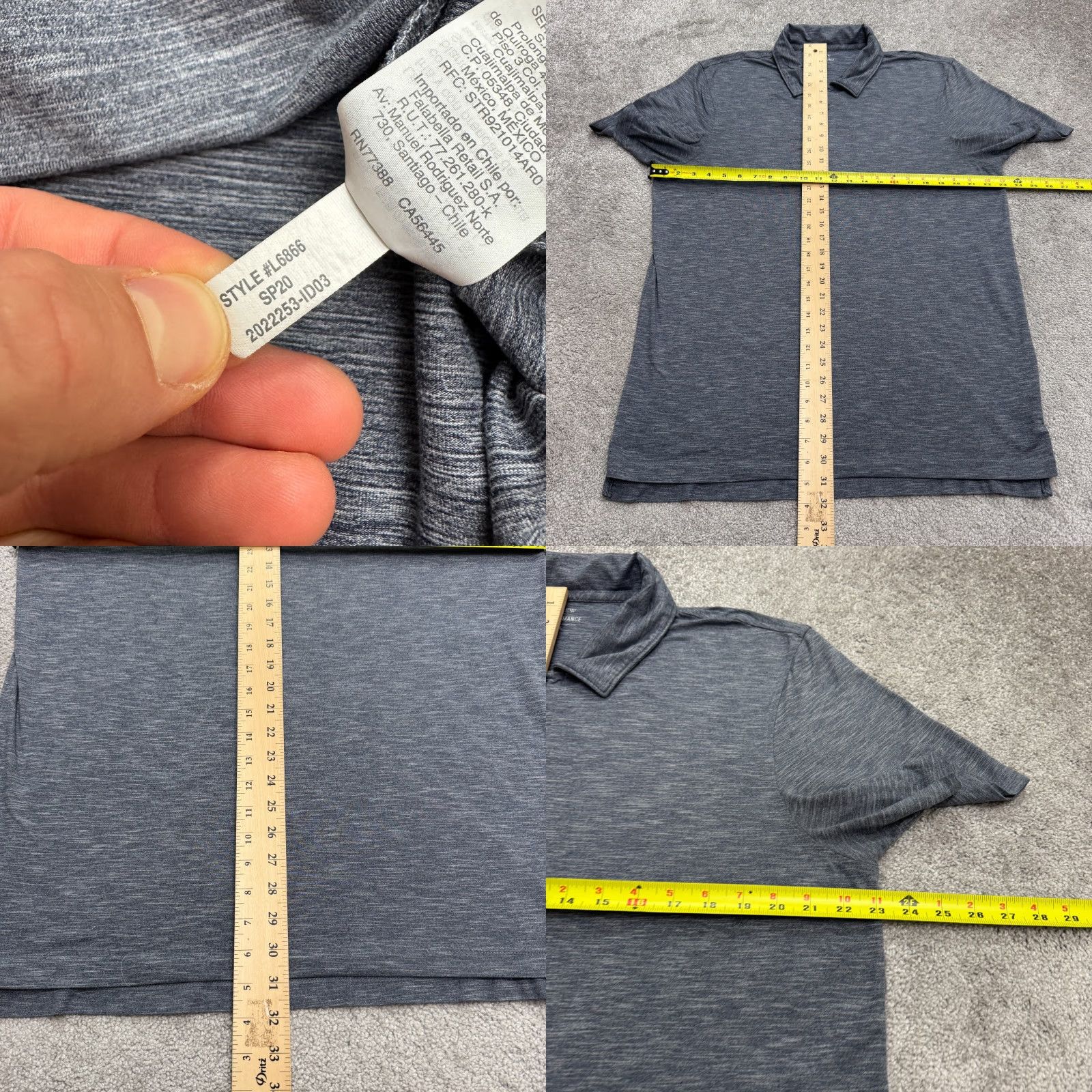 J.Crew J. Crew Polo Shirt Mens XL Blue Short Sleeve Performance Golf Active Shirt Size US XL / EU 56 / 4 - 8 Thumbnail