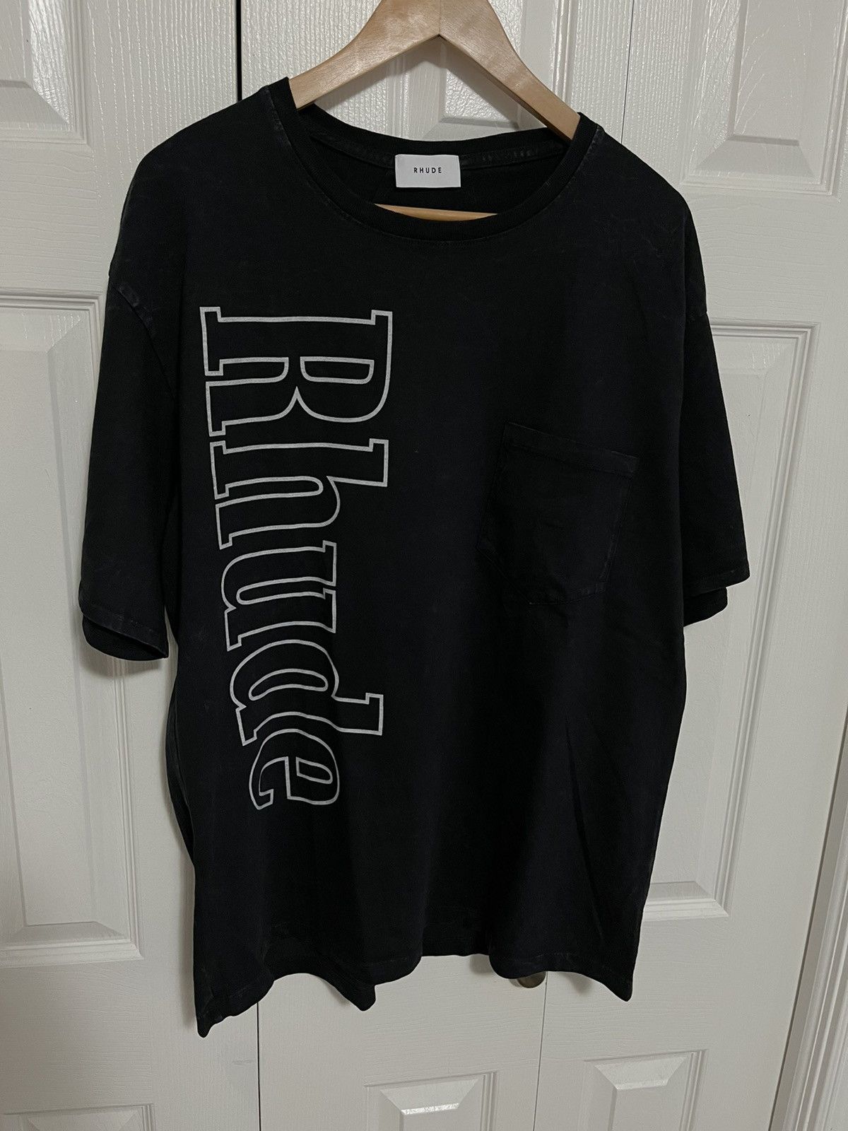 Rhude Rhude Washed Logo Tee Size US M / EU 48-50 / 2 - 2 Thumbnail