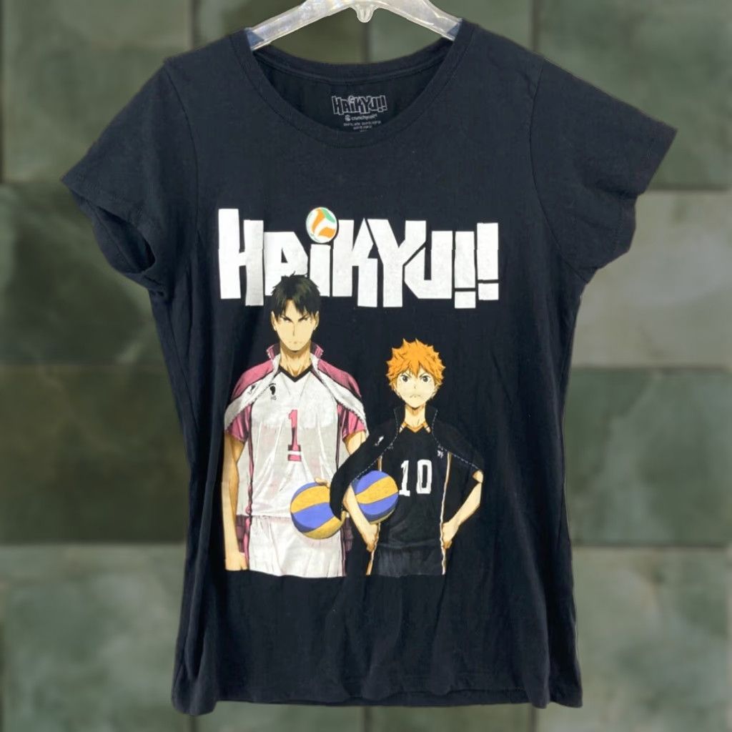 Vintage Haikyu Anime Womens Black T Shirt Extra Large XL Size XL / US 12-14 / IT 48-50 - 1 Thumbnail