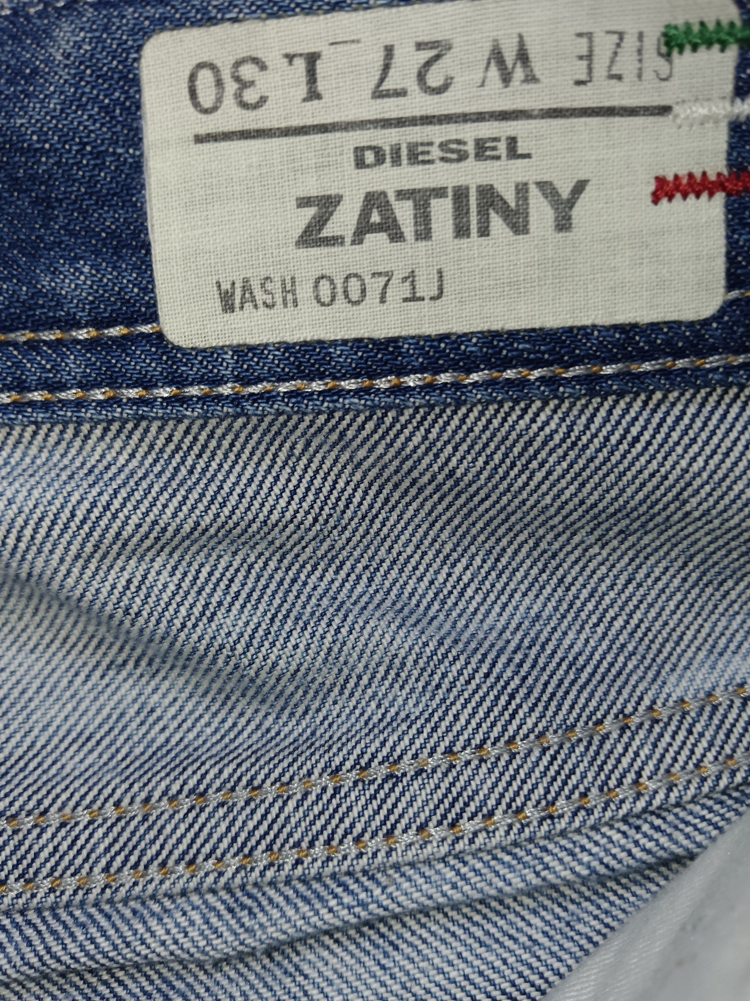 Diesel 🔥Diesel🔥 Distressed Mud Washed Minimalist Flare Denim Size US 27 - 15 Thumbnail