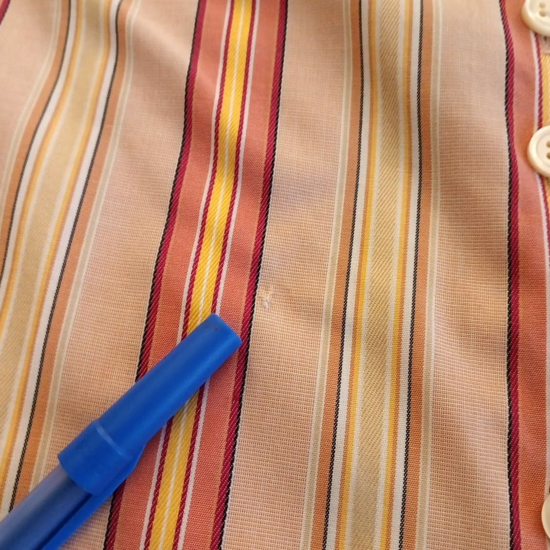 Talbots Talbots Shirt Petites Womens 12P Pink Striped Long Sleeve Button Up Womens Mens? Size XL / US 12-14 / IT 48-50 - 5 Thumbnail