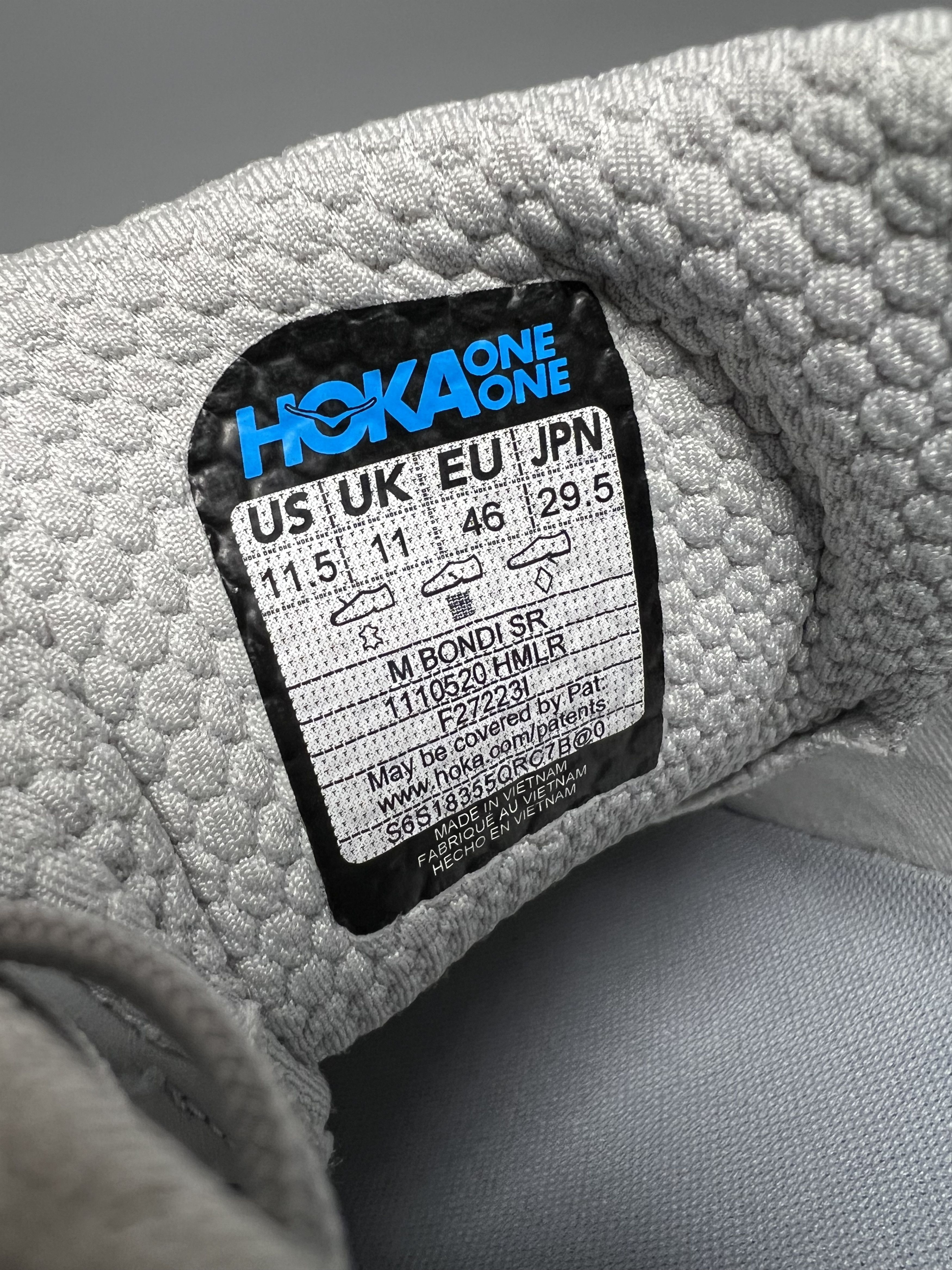 Hoka × Leather Hoka One One Bondi SR Running Shoes Walking Slip Resistant Size US 11.5 / EU 44-45 - 18 Thumbnail