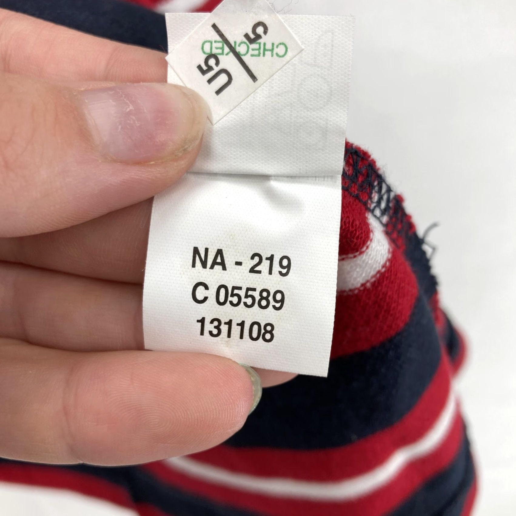 Chaps Chaps Ralph Lauren Polo Shirt Mens 2XL Navy Red White Striped Classic Rugby NWT Size US XXL / EU 58 / 5 - 6 Thumbnail
