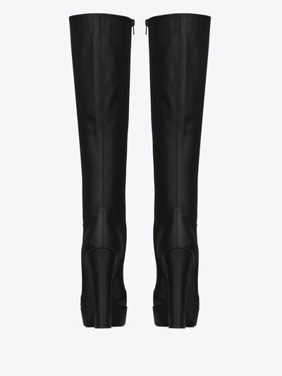 Saint Laurent Paris o1bcso1str0125 Cherry 100 Boot Vanity in Black Size US 7 / IT 37 - 4 Thumbnail