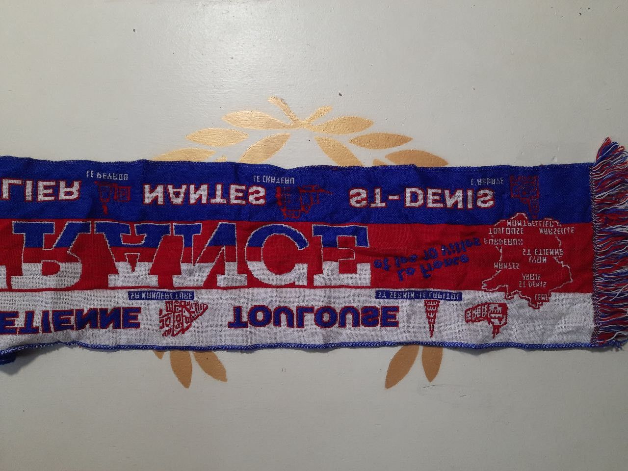 Vintage Allez France Fans Scarf 1998 Size ONE SIZE - 2 Thumbnail
