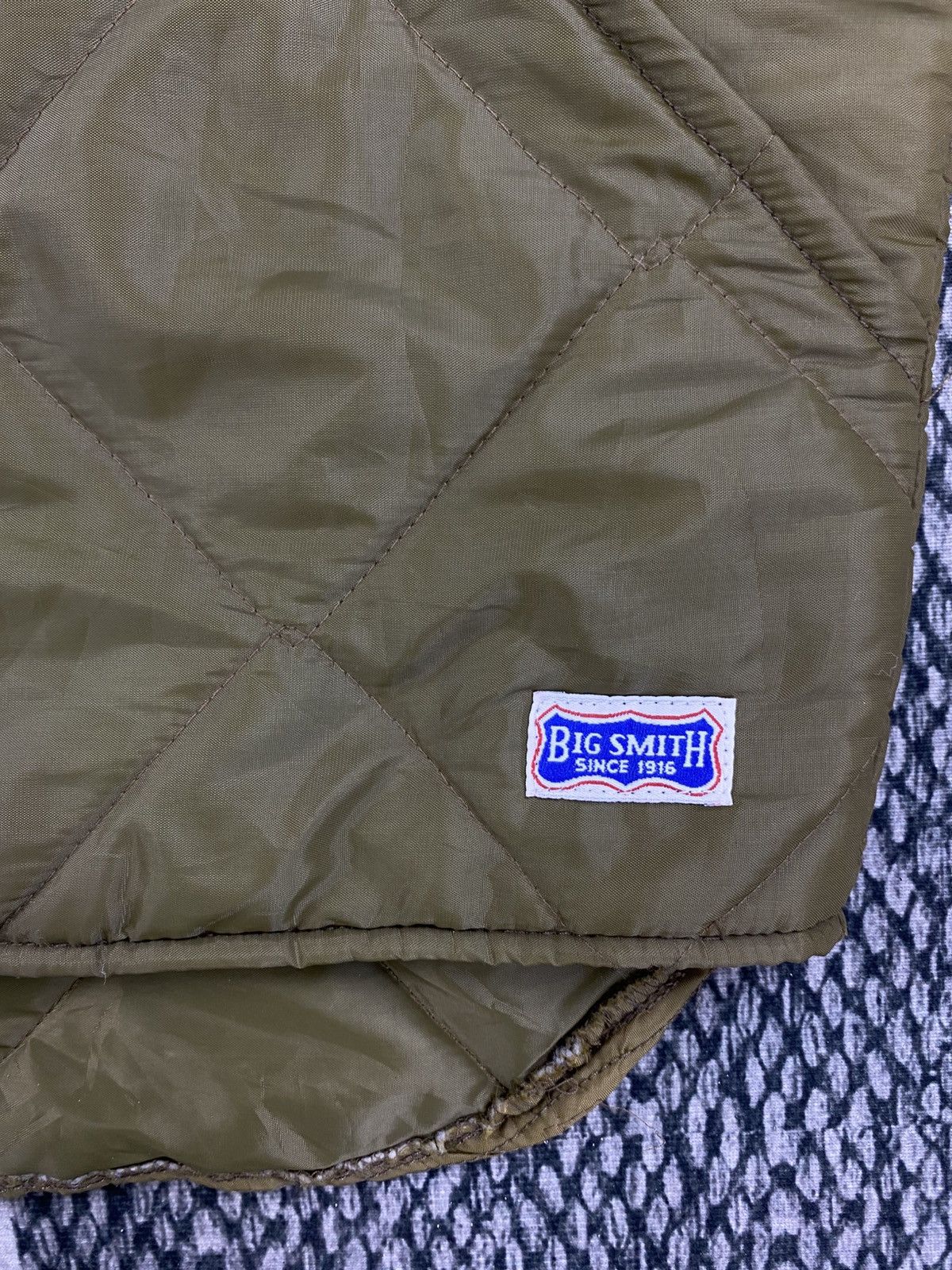 Japanese Brand Vintage Big Smith Puffer Zipper Vest Jacket Size US M / EU 48-50 / 2 - 6 Thumbnail