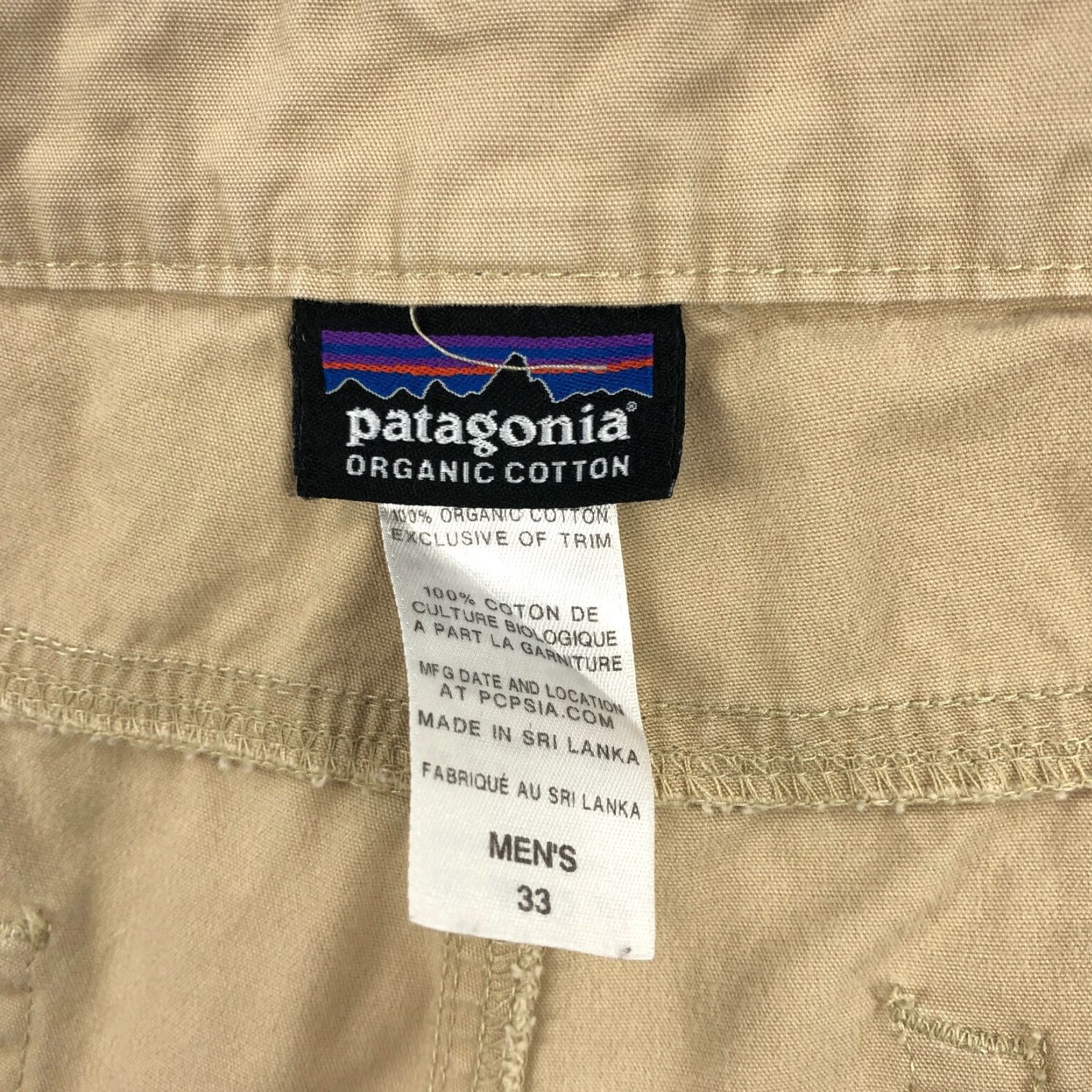 Patagonia Patagonia Guild Pants Mens 33 Light Khaki Lightweight Durable Canvas Cotton 5-Pocket Regular Inseam 31 Beige Size US 33 - 6 Thumbnail
