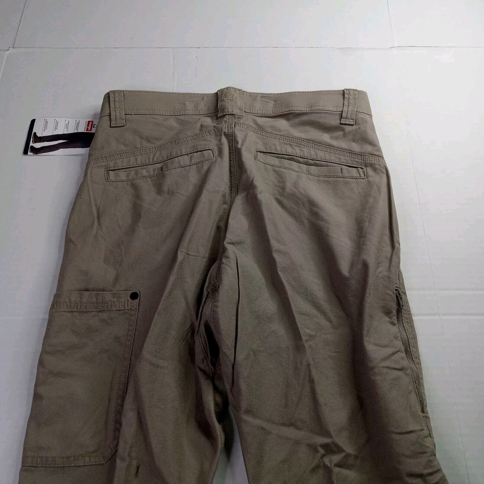 Wrangler Wrangler Outdoor Utility Pants Mens 30x32 Beige Straight Fit Size US 30 / EU 46 - 6 Thumbnail