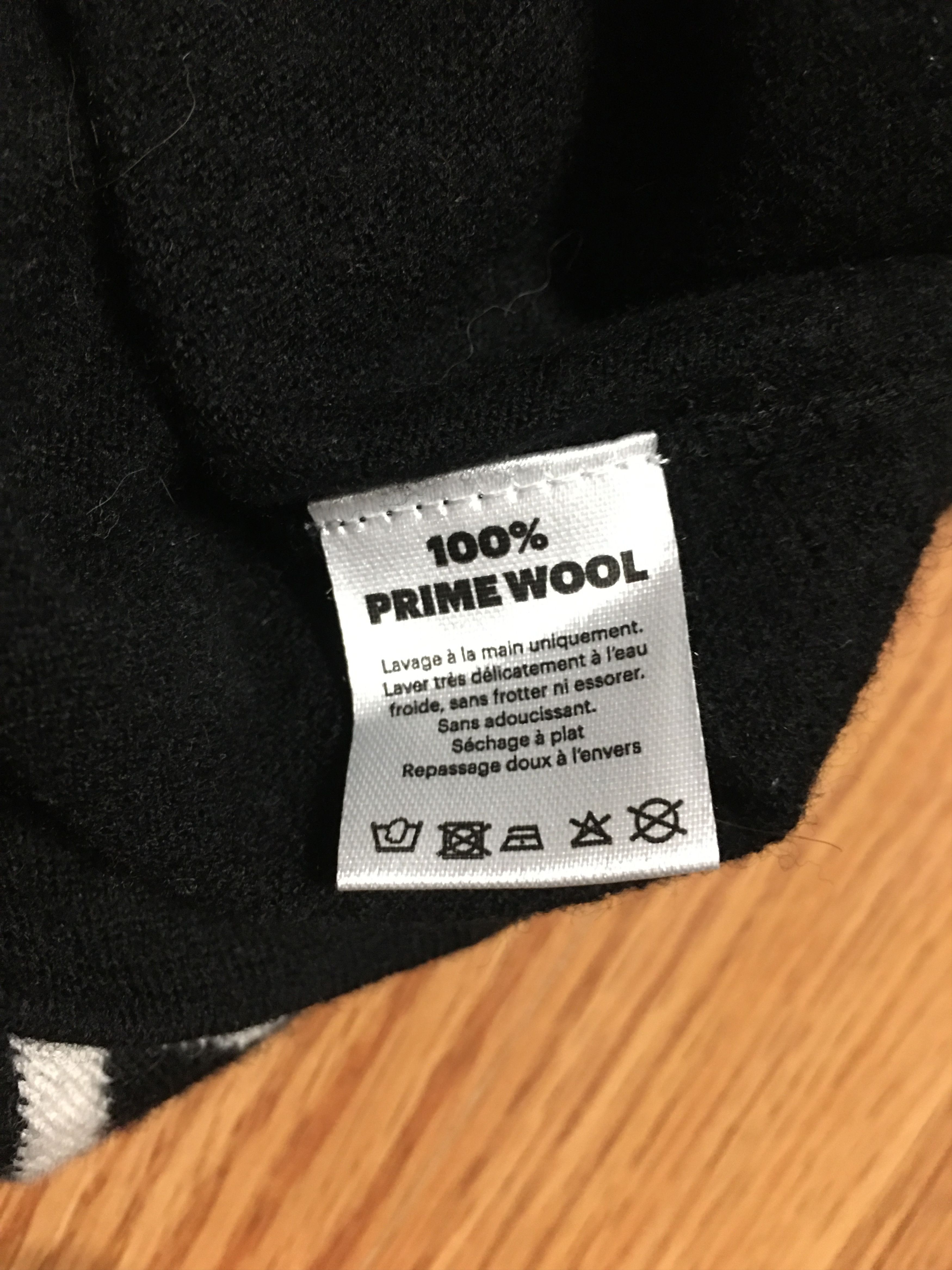 Designer FROM FUTURE Prime Wool Black Sweater "Sky is the limit" Size L / US 10 / IT 46 - 12 Thumbnail