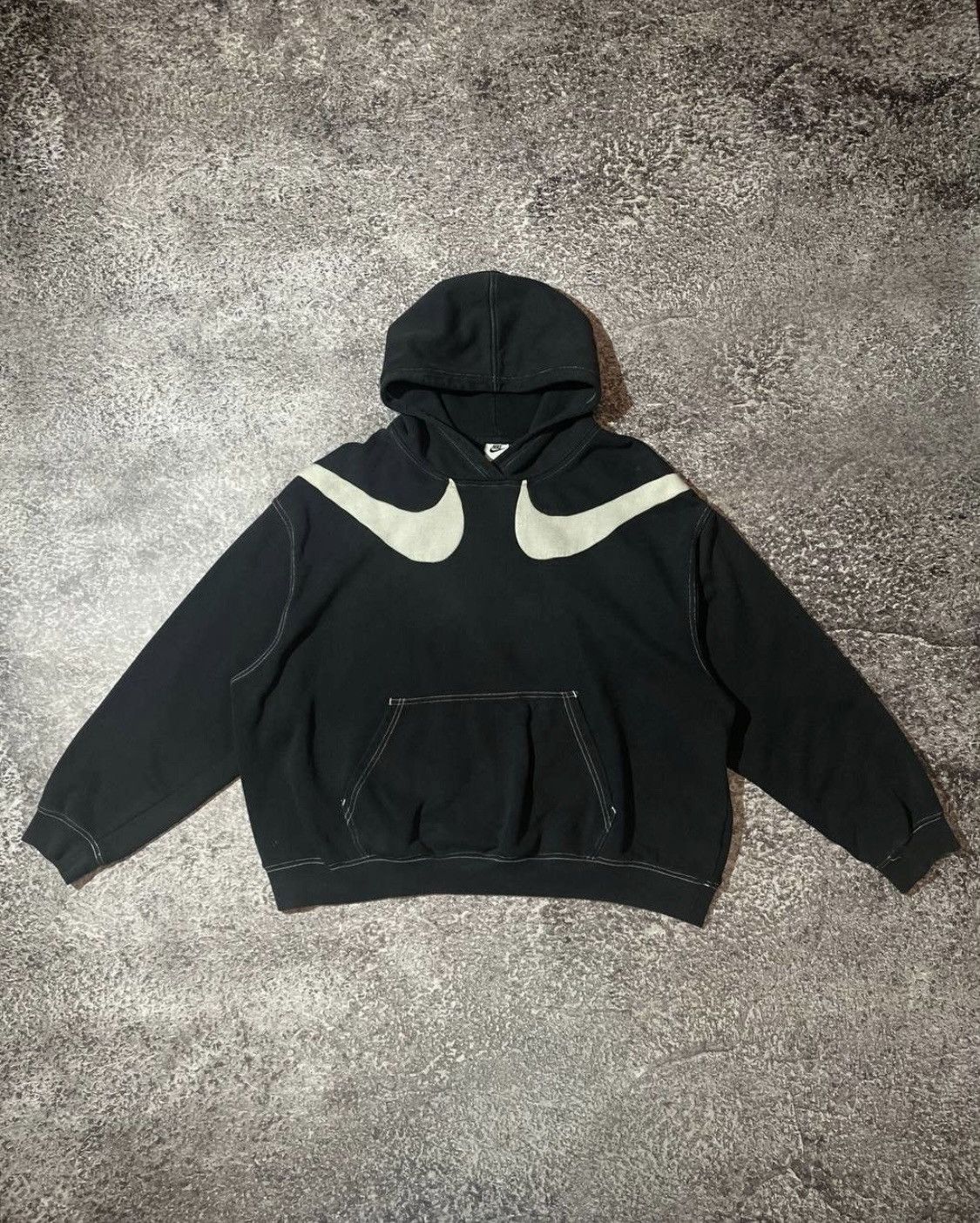 Nike double logo hoodie hotsell