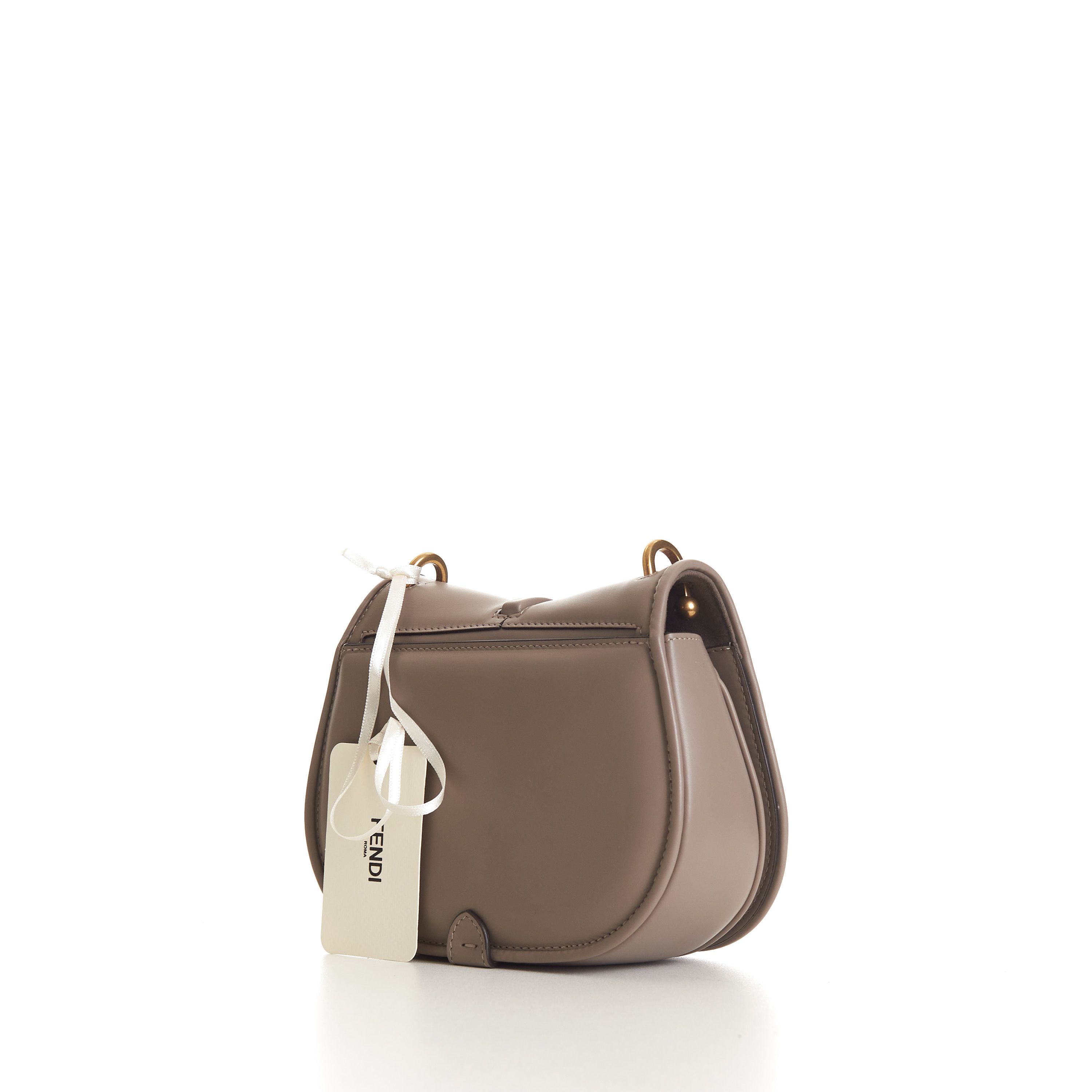 Fendi C’mon Mini Dove Gray Smooth Leather Size ONE SIZE - 9 Thumbnail
