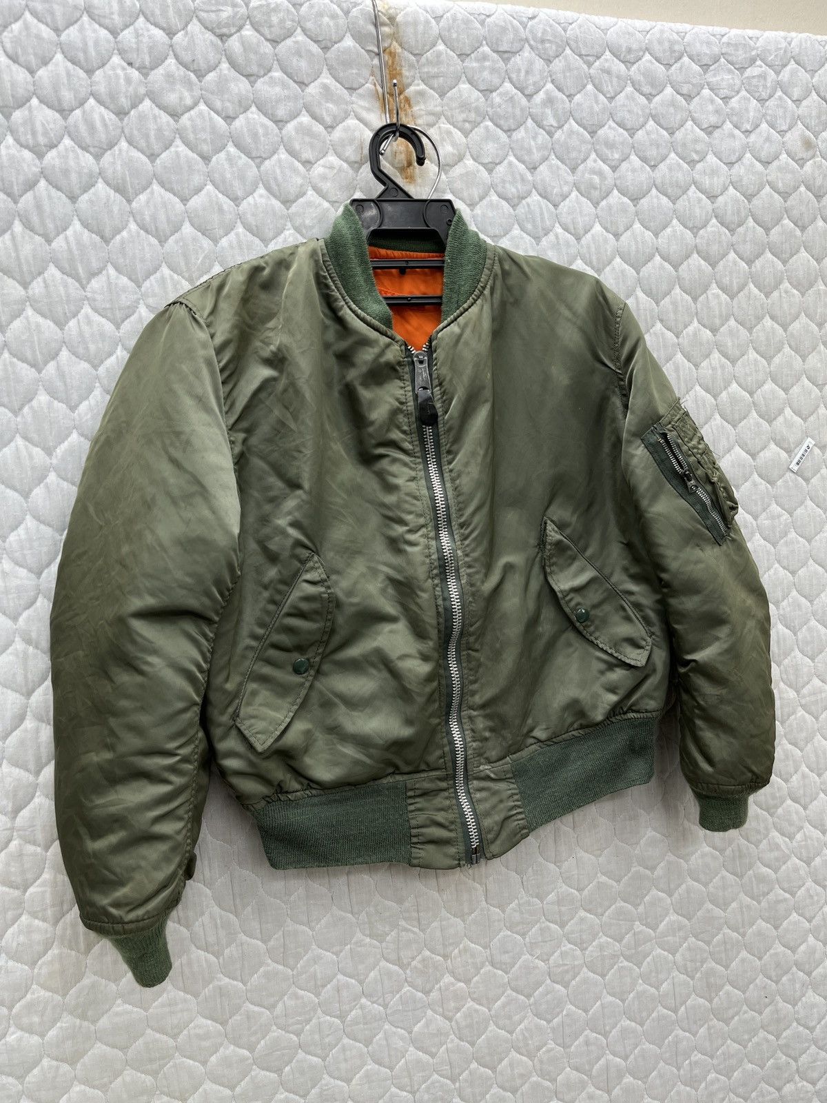 Alpha Industries 🔥🔥🔥STEALS VTG ALPHA INDUSTRIES MA1 BOMBER JACKET Size US S / EU 44-46 / 1 - 3 Thumbnail